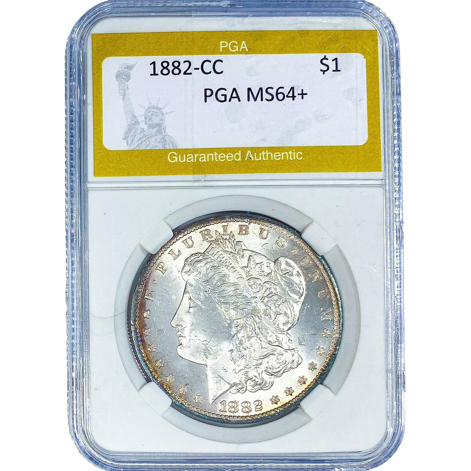 1882-CC Morgan Silver Dollar PGA MS64+ (1 of 2)
