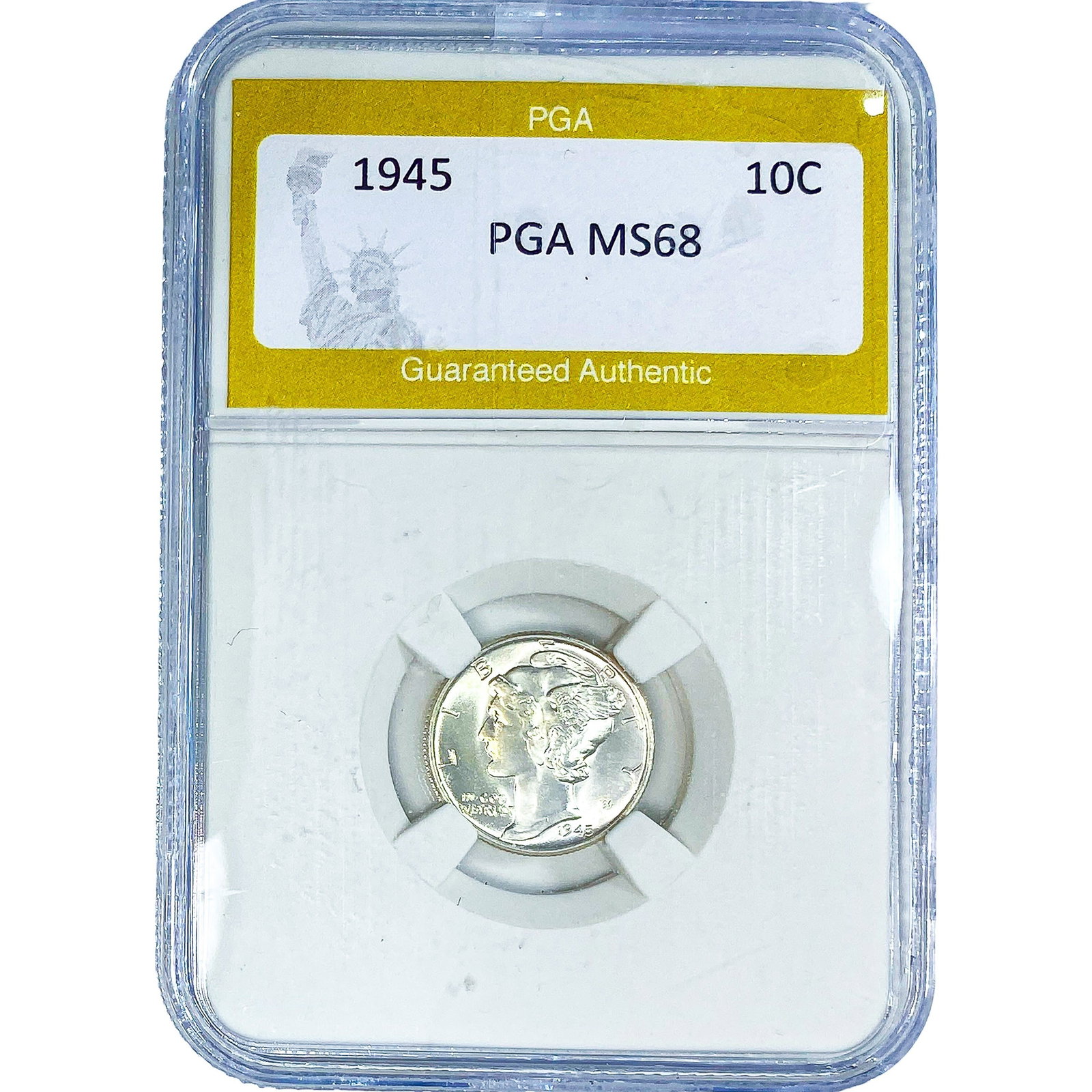 1945 Mercury Silver Dime PGA MS68 (1 of 2)
