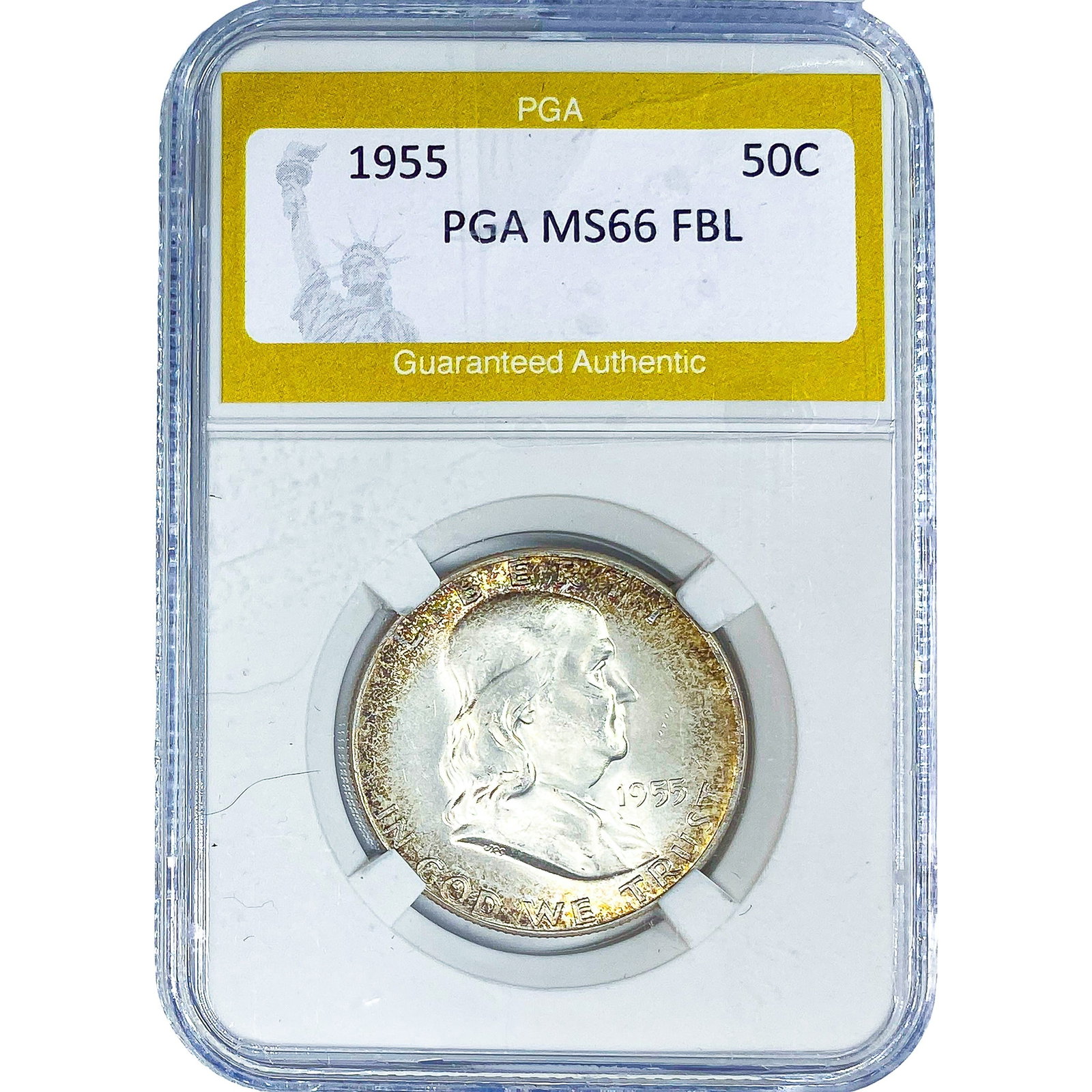 1955 Franklin Half Dollar PGA MS66 FBL (1 of 2)