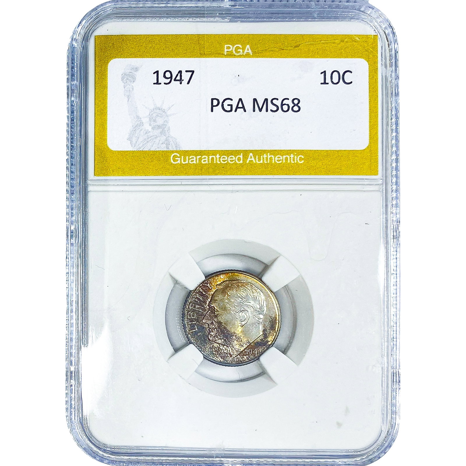 1947 Roosevelt Dime PGA MS68 (1 of 2)
