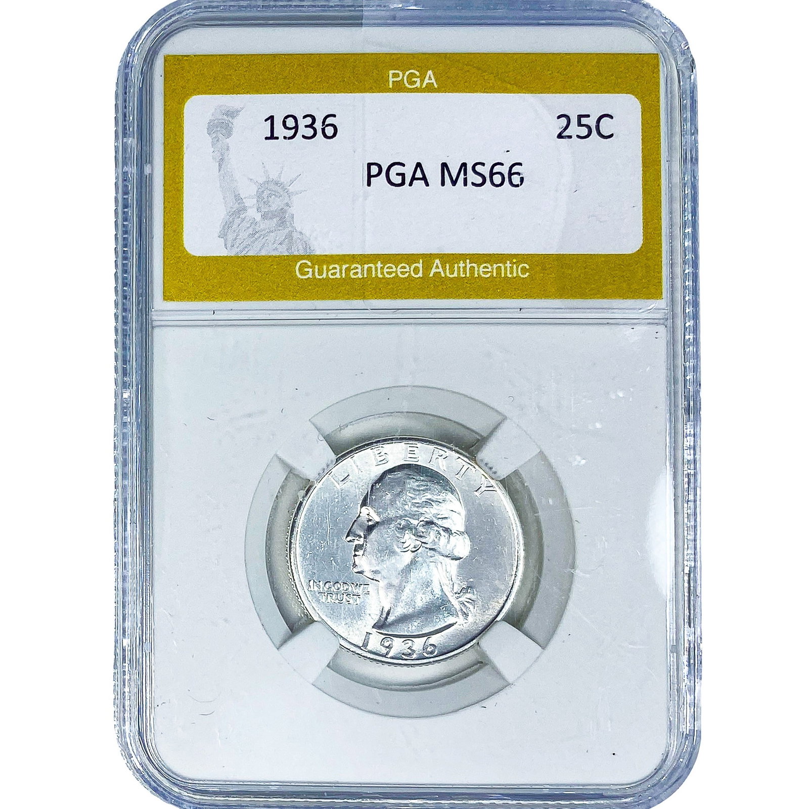 1936 Washington Silver Quarter PGA MS66 (1 of 2)