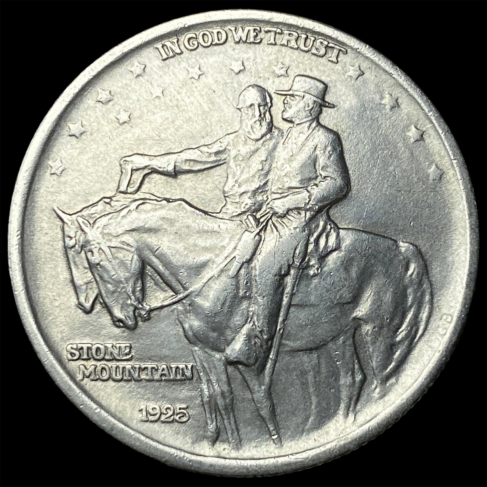 1925 Silver Stone Mountain Half Dollar UNCIRCULATED (1 of 2)