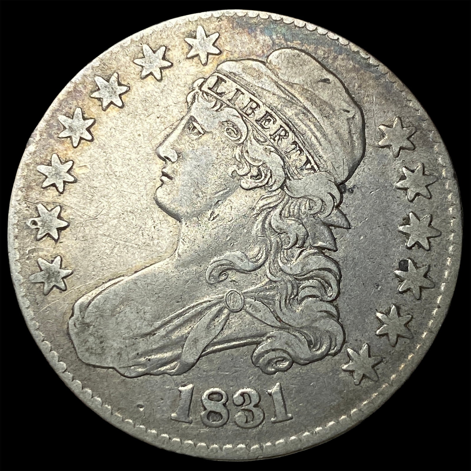 1831 Capped Bust Half Dollar NEARLY UNCIRCULATED (1 of 2)