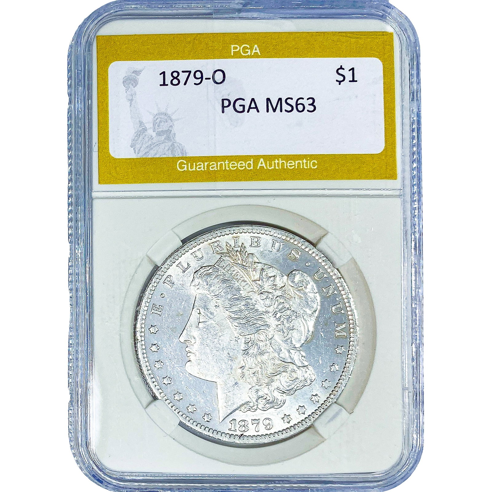 1879-O Morgan Silver Dollar PGA MS63 (1 of 2)