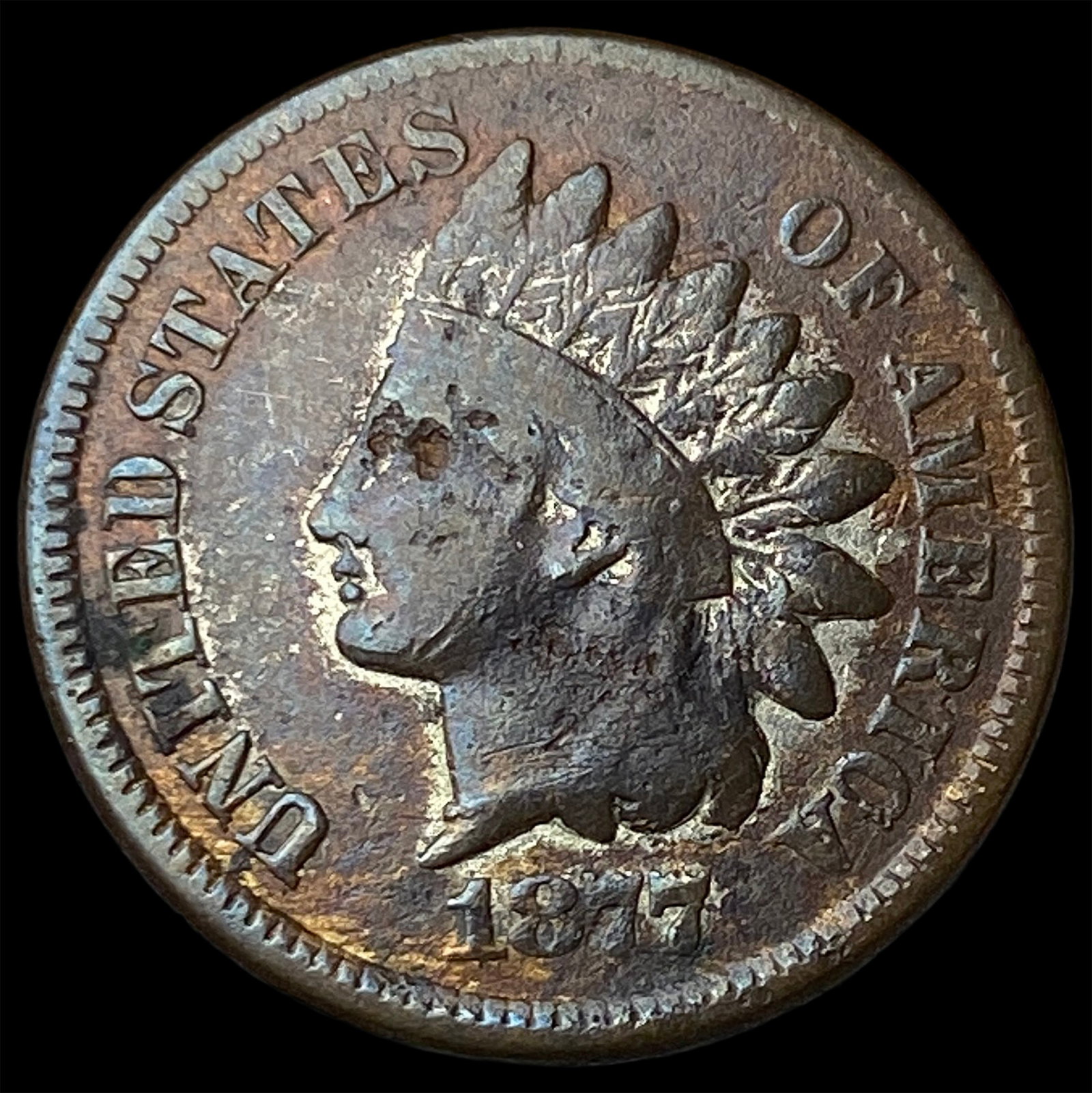 1877 Indian Head Cent HIGH GRADE (1 of 2)