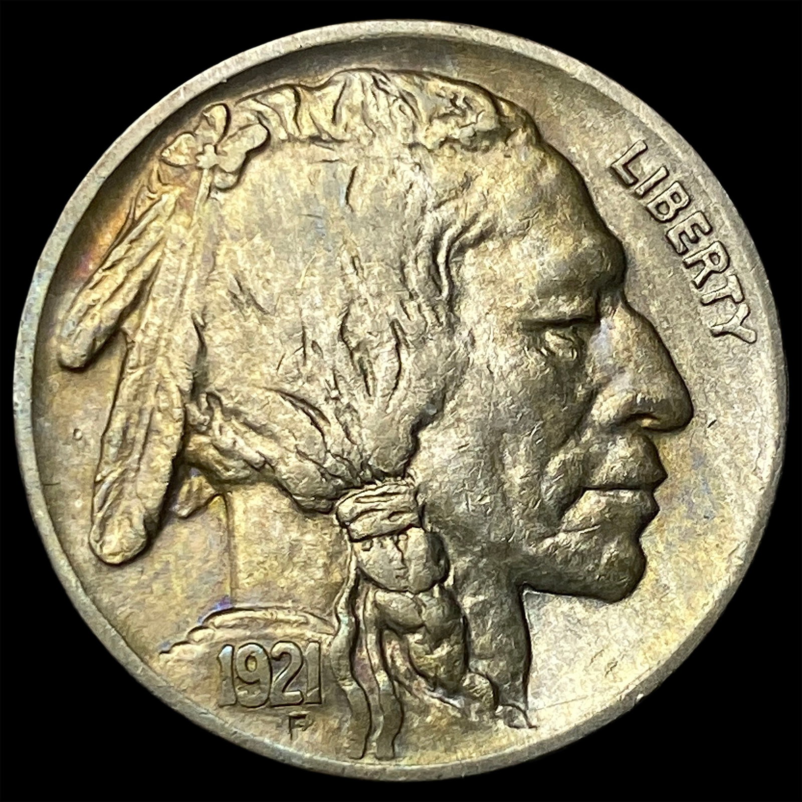 1921 Buffalo Nickel CLOSELY UNCIRCULATED (1 of 2)