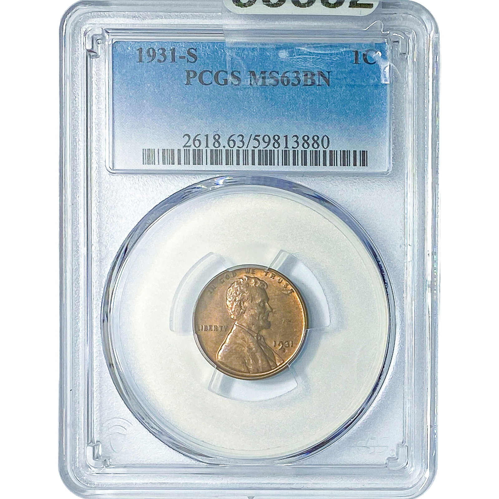 1931-S Wheat Cent PCGS MS63 BN (1 of 2)