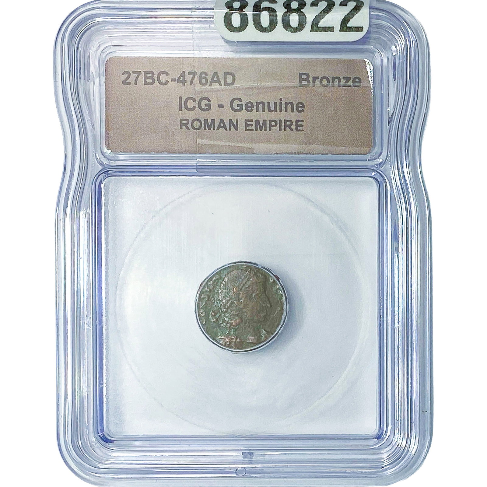 Roman Empire 27BC-476AD Bronze Coin ICG Genuine (1 of 2)