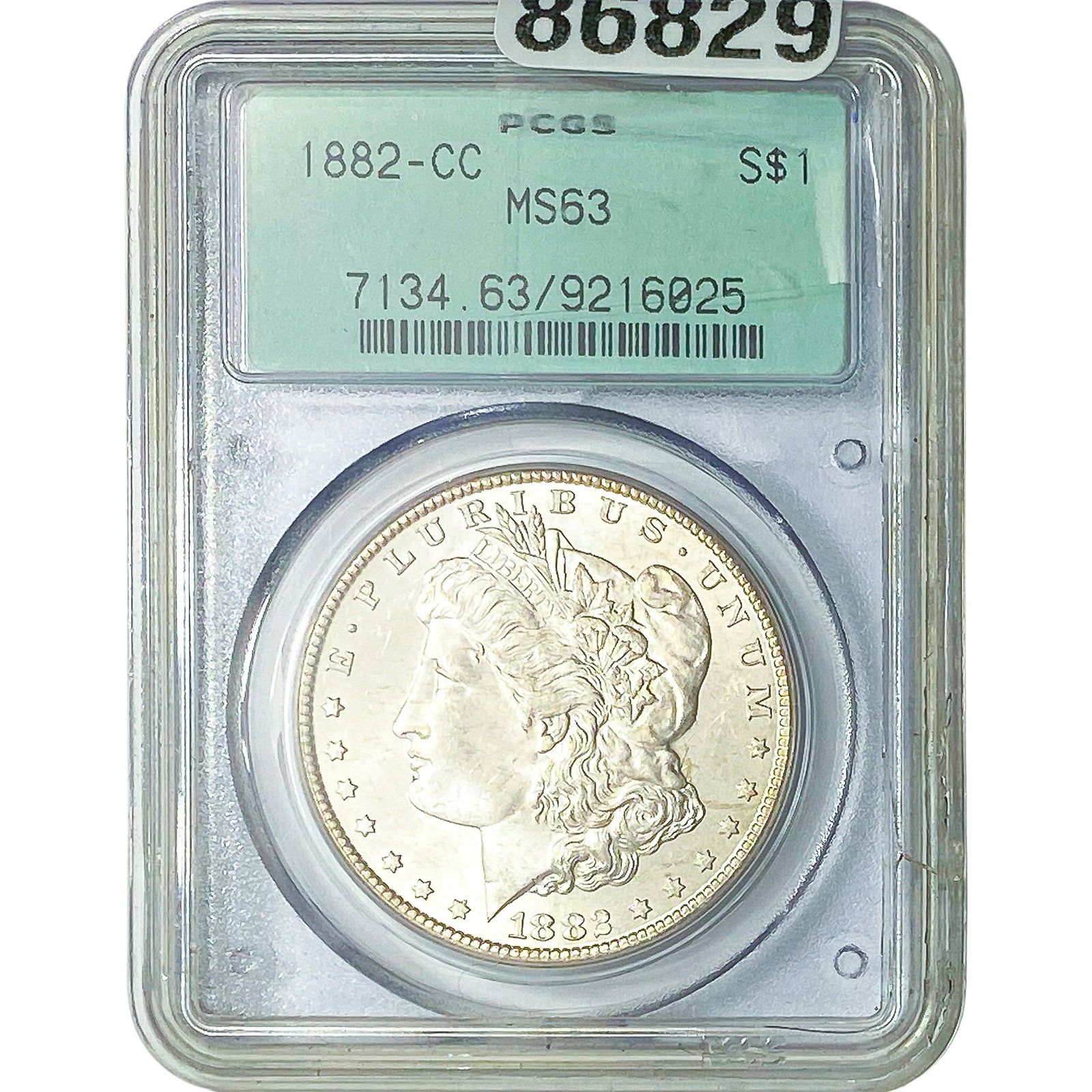 1882-CC Morgan Silver Dollar PCGS MS63 (1 of 2)