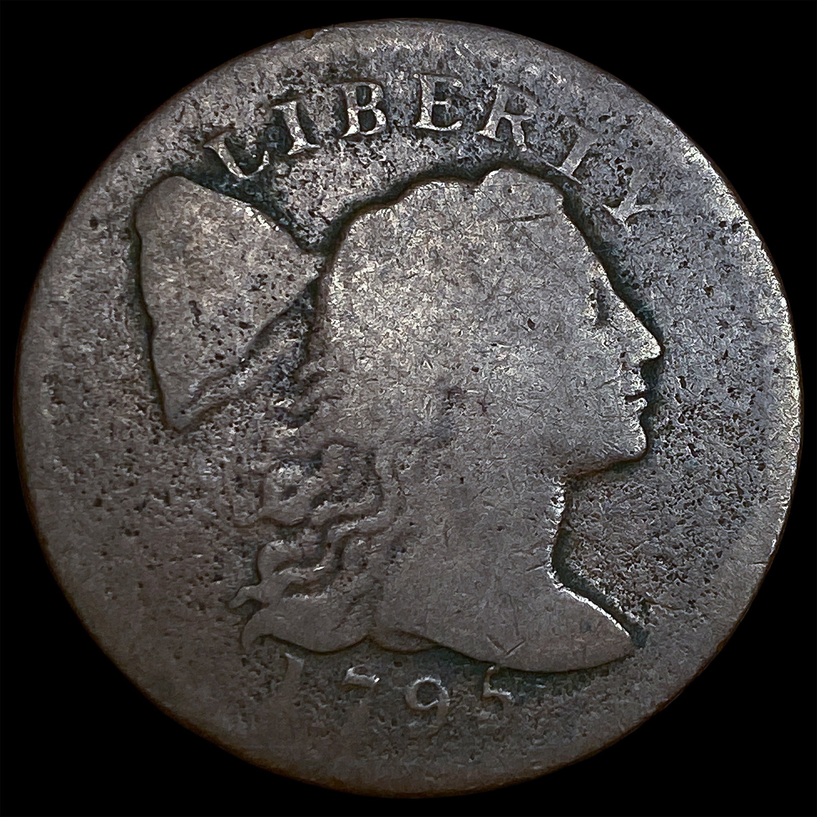 1795 Liberty Cap Large Cent LIGHTLY CIRCULATED (1 of 2)