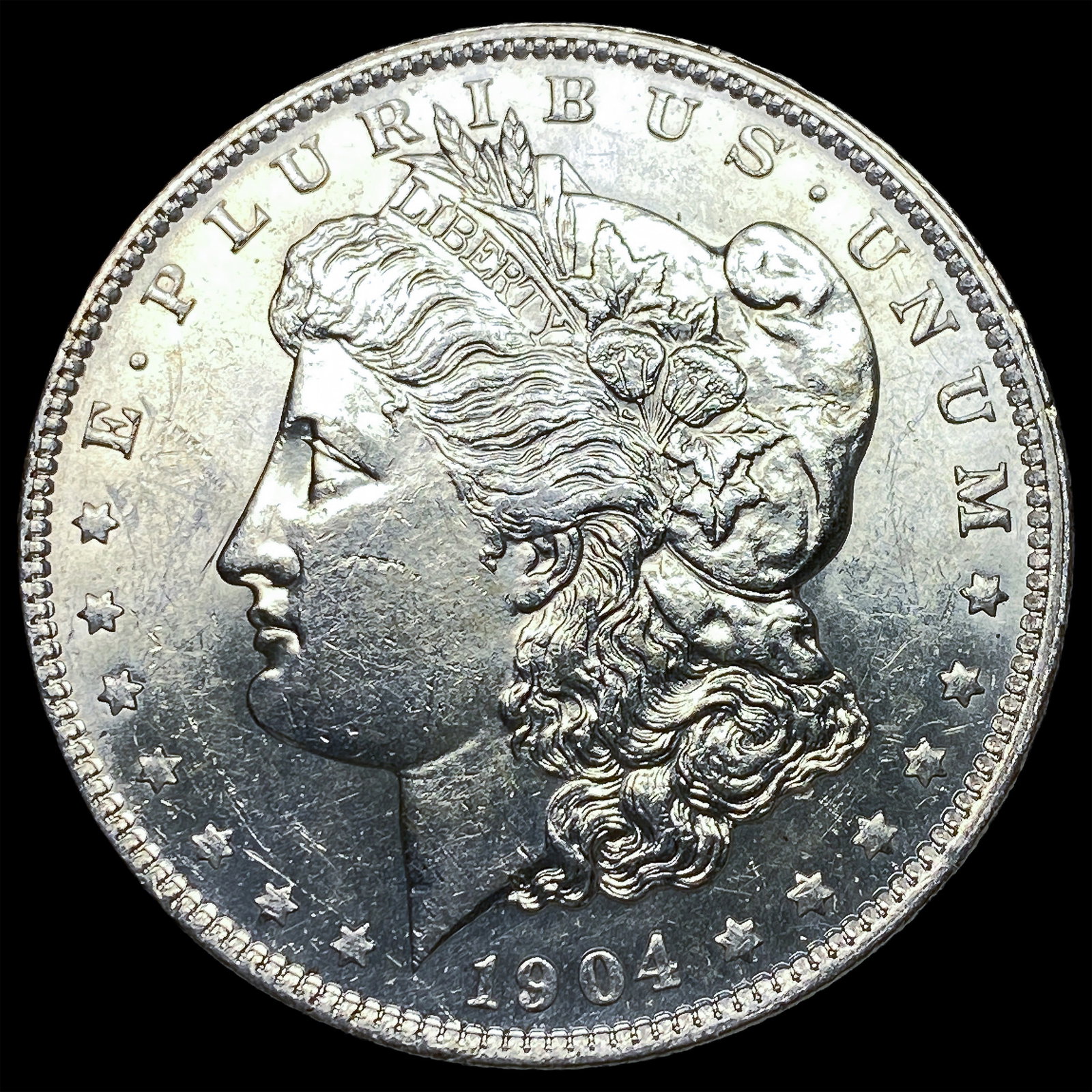 1904-O Silver Morgan Dollar CHOICE BU: 1904-O Silver Morgan Dollar CHOICE BU