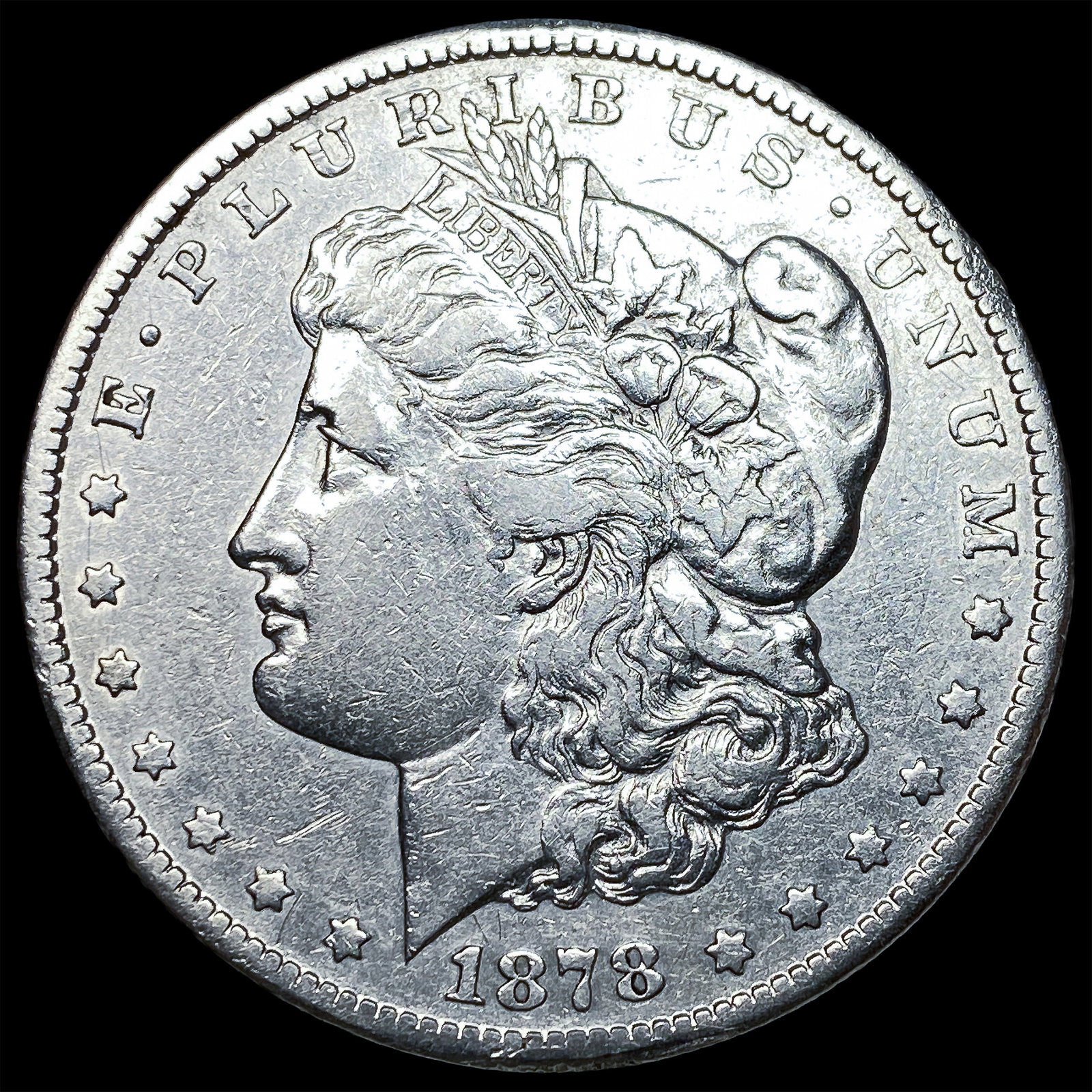 1878-S Silver Morgan Dollar CLOSELY UNCIRCULATED (1 of 2)
