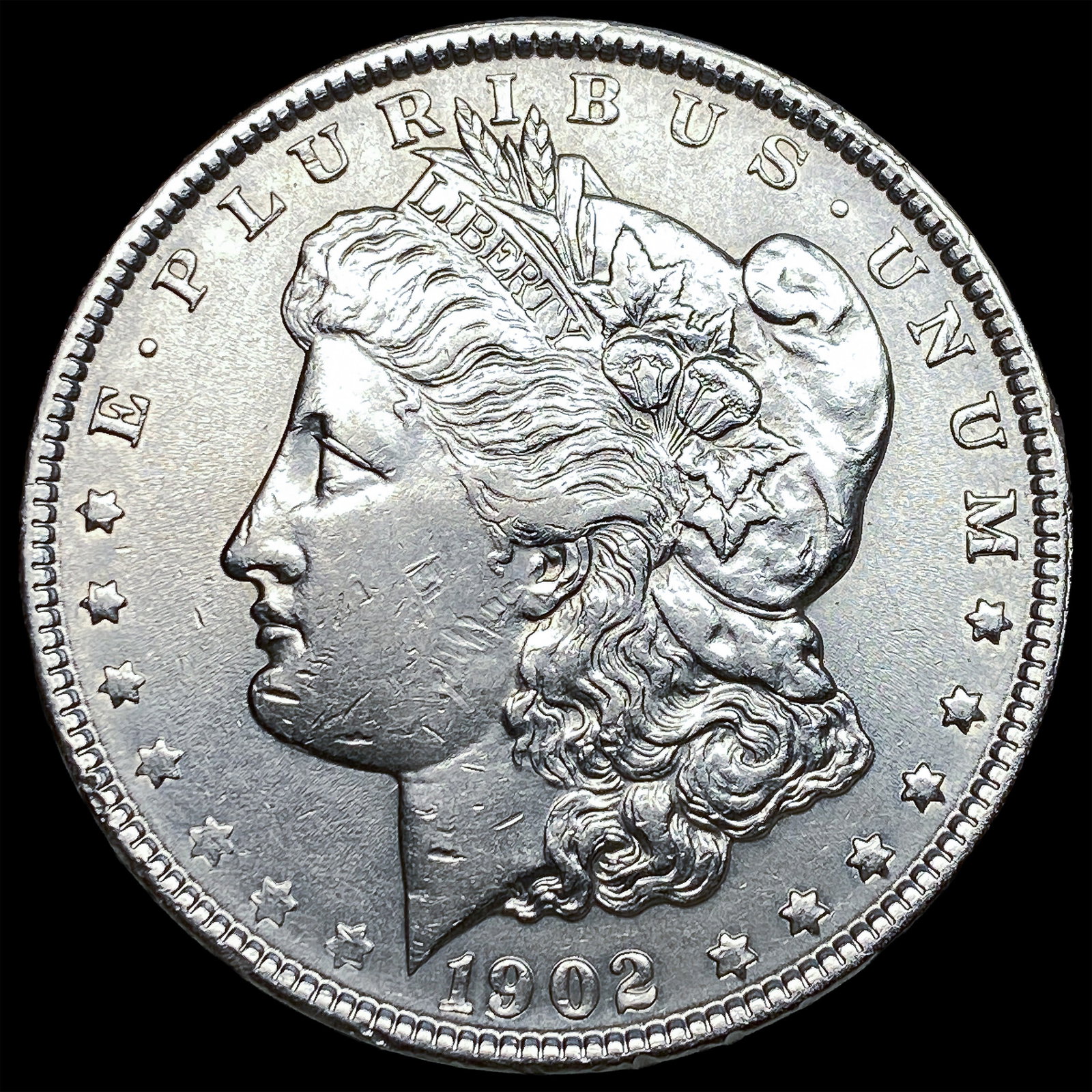 1902 Morgan Silver Dollar CLOSELY UNCIRCULATED: 1902 Morgan Silver Dollar CLOSELY UNCIRCULATED