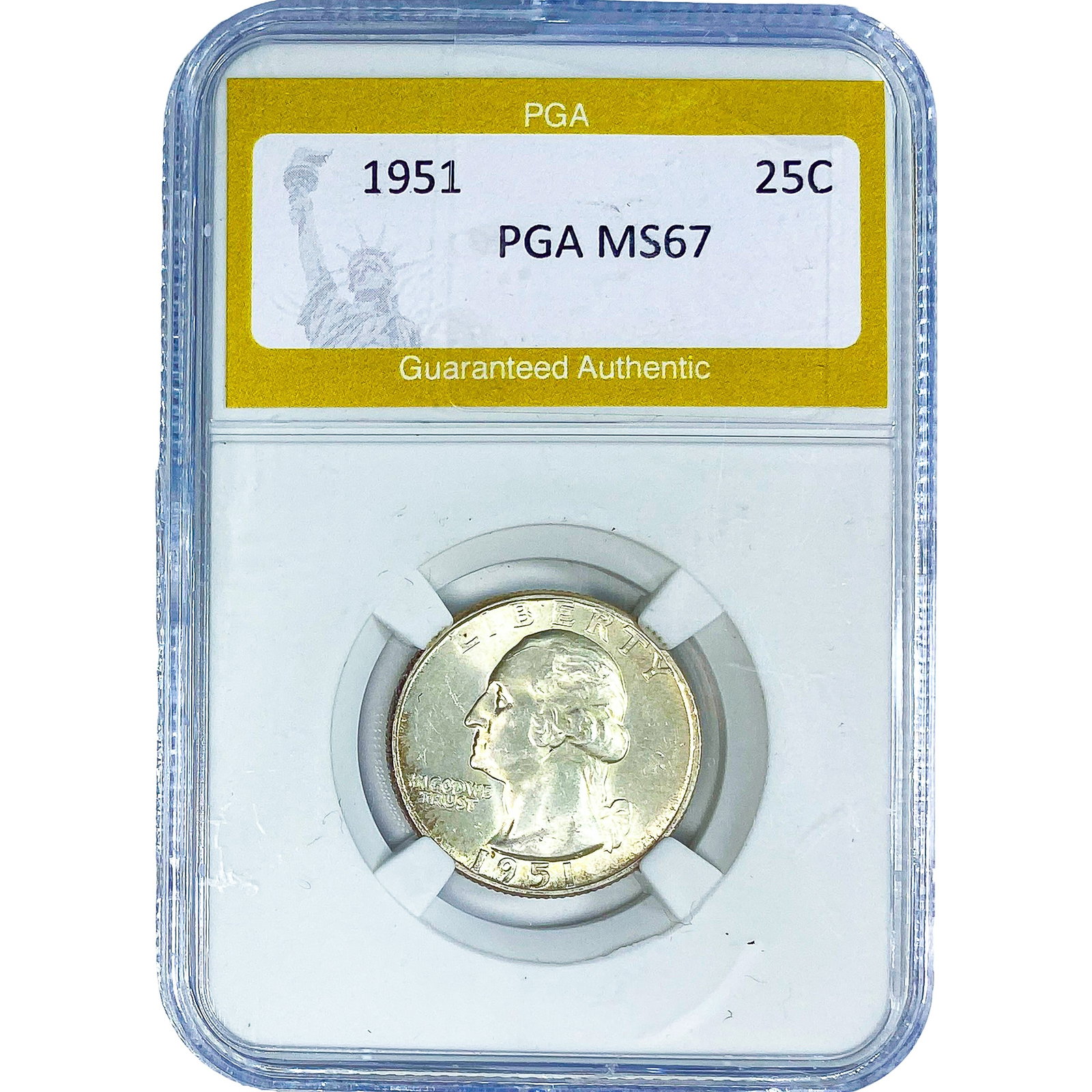 1951 Washington Silver Quarter PGA MS67 (1 of 2)