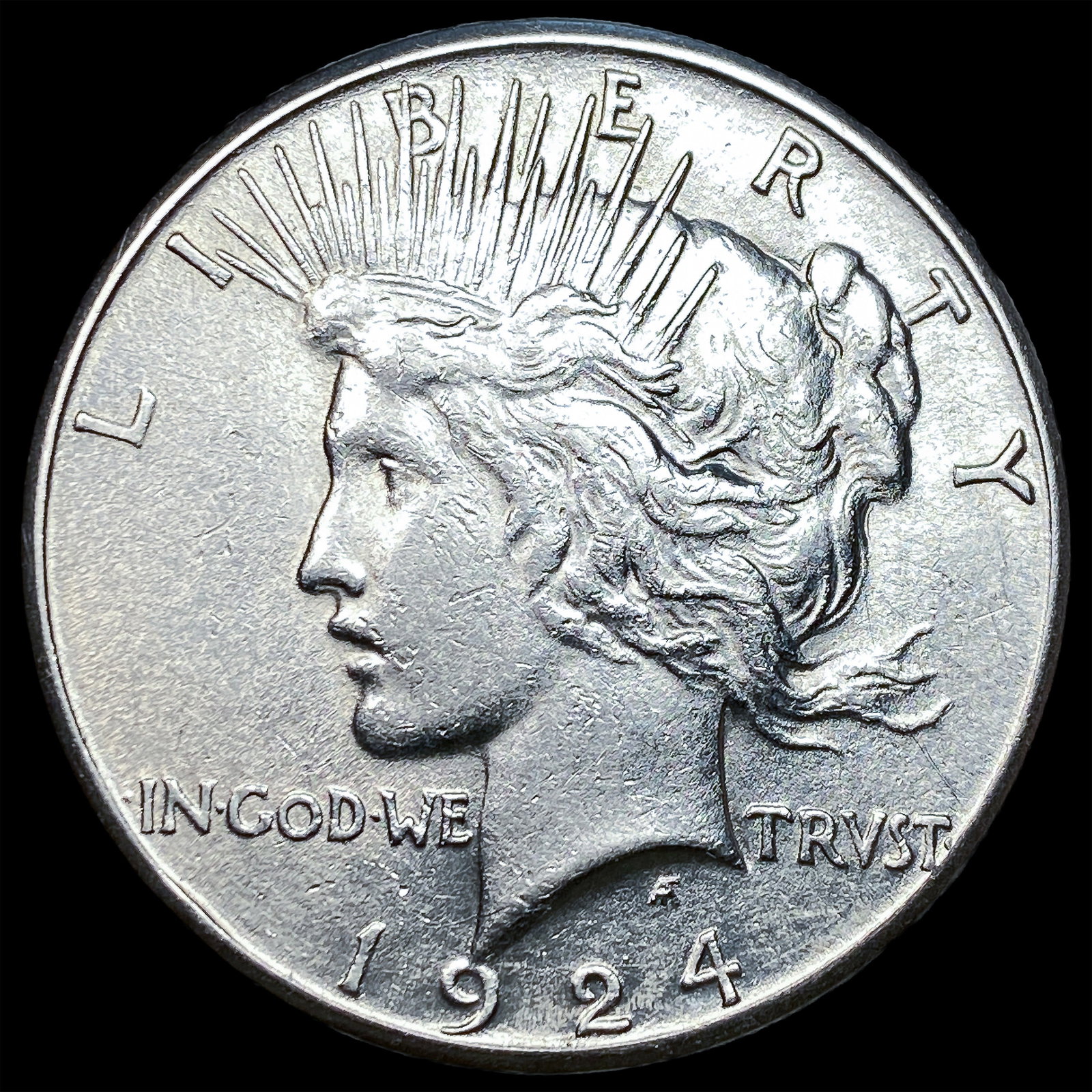 1924-S Silver Peace Dollar UNCIRCULATED: 1924-S Silver Peace Dollar UNCIRCULATED