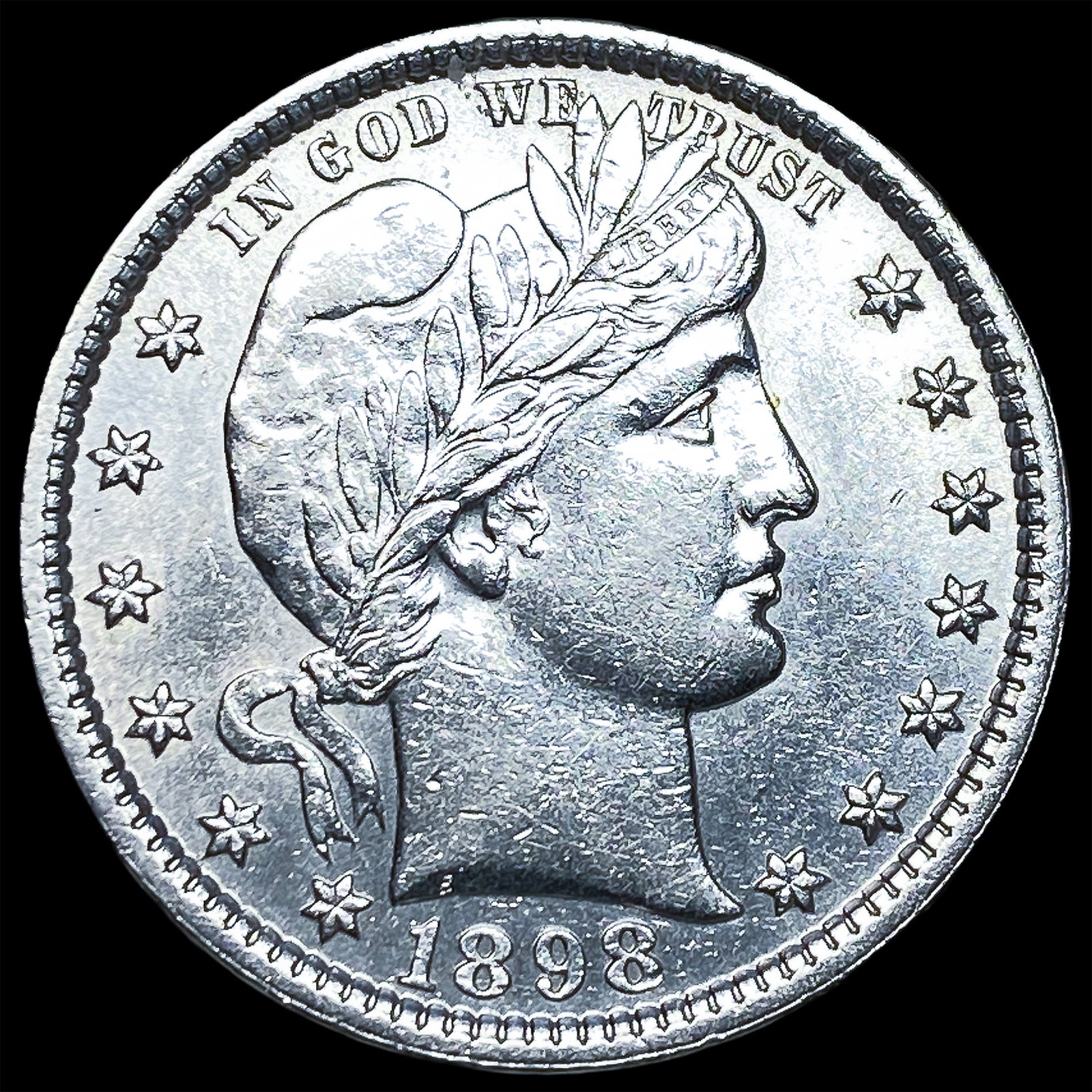 1898 Barber Quarter Dollar UNCIRCULATED (1 of 2)