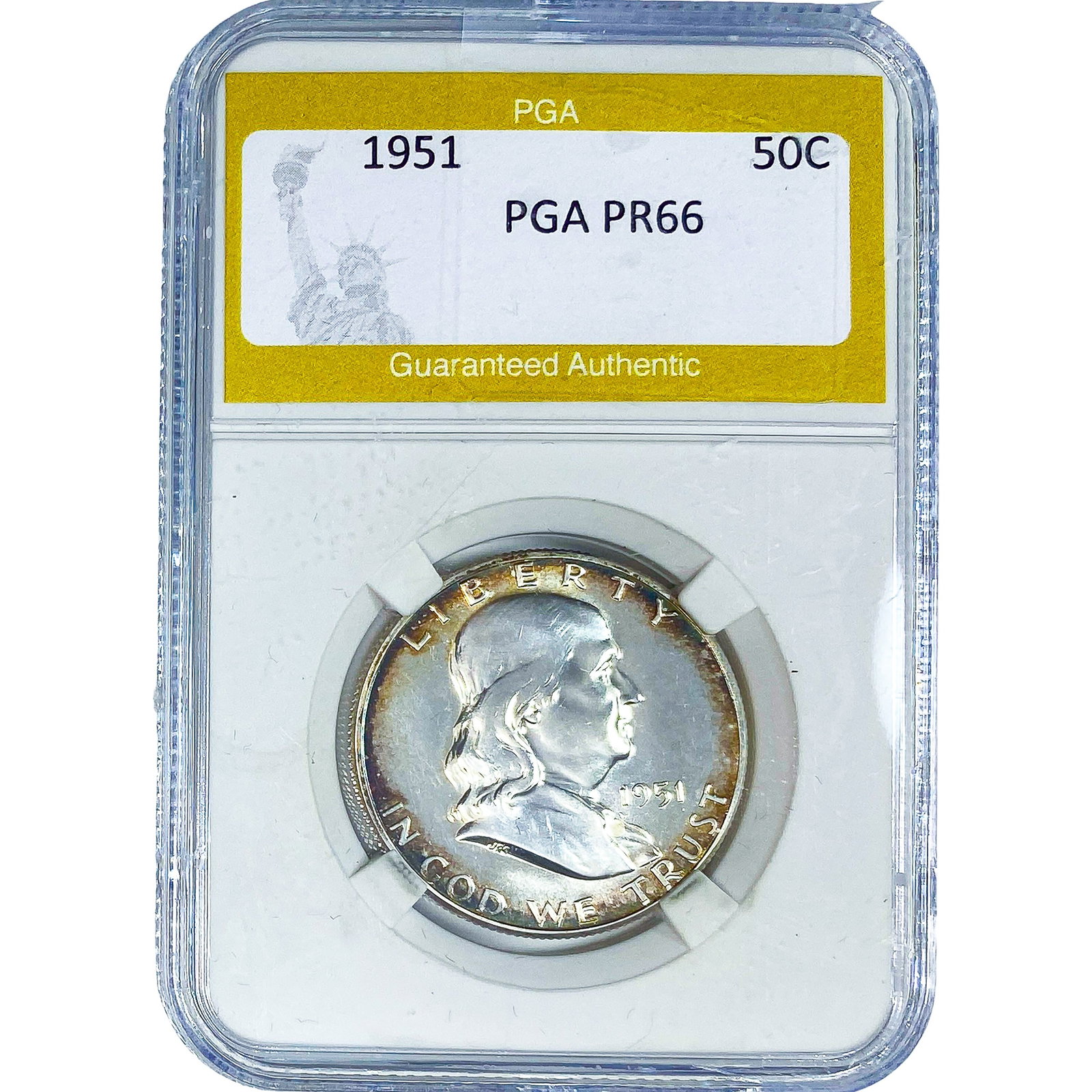 1951 Franklin Half Dollar PGA PR66 (1 of 2)