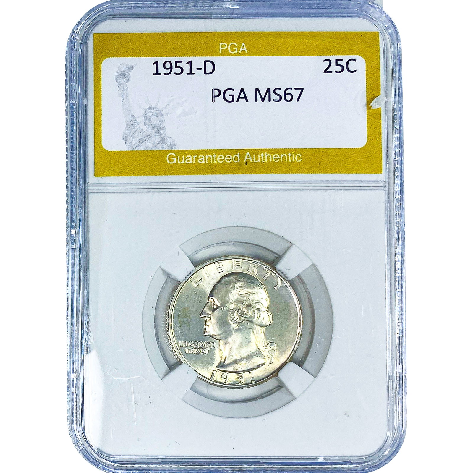 1951-D Washington Silver Quarter PGA MS67 (1 of 2)