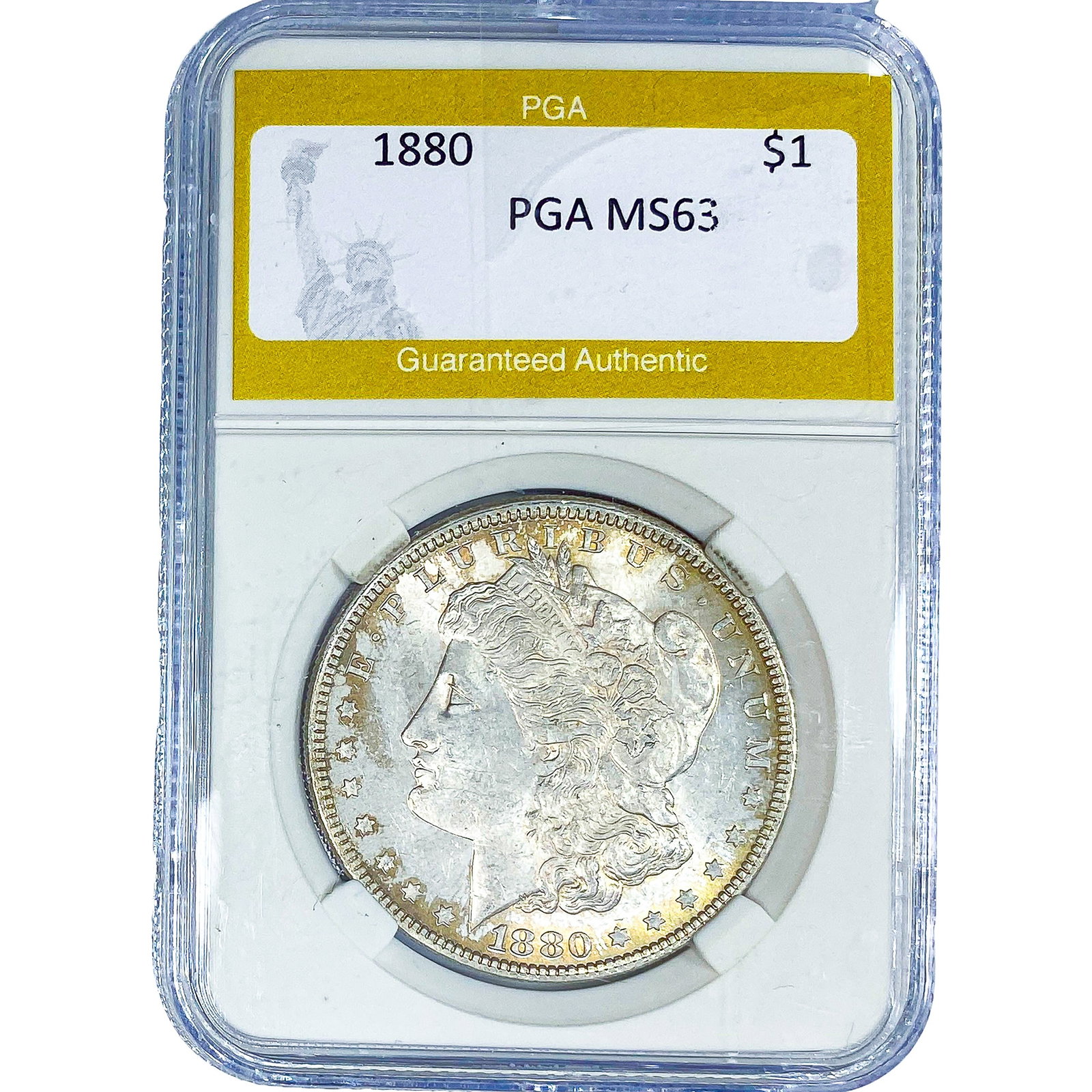 1880 Morgan Silver Dollar PGA MS63 (1 of 2)