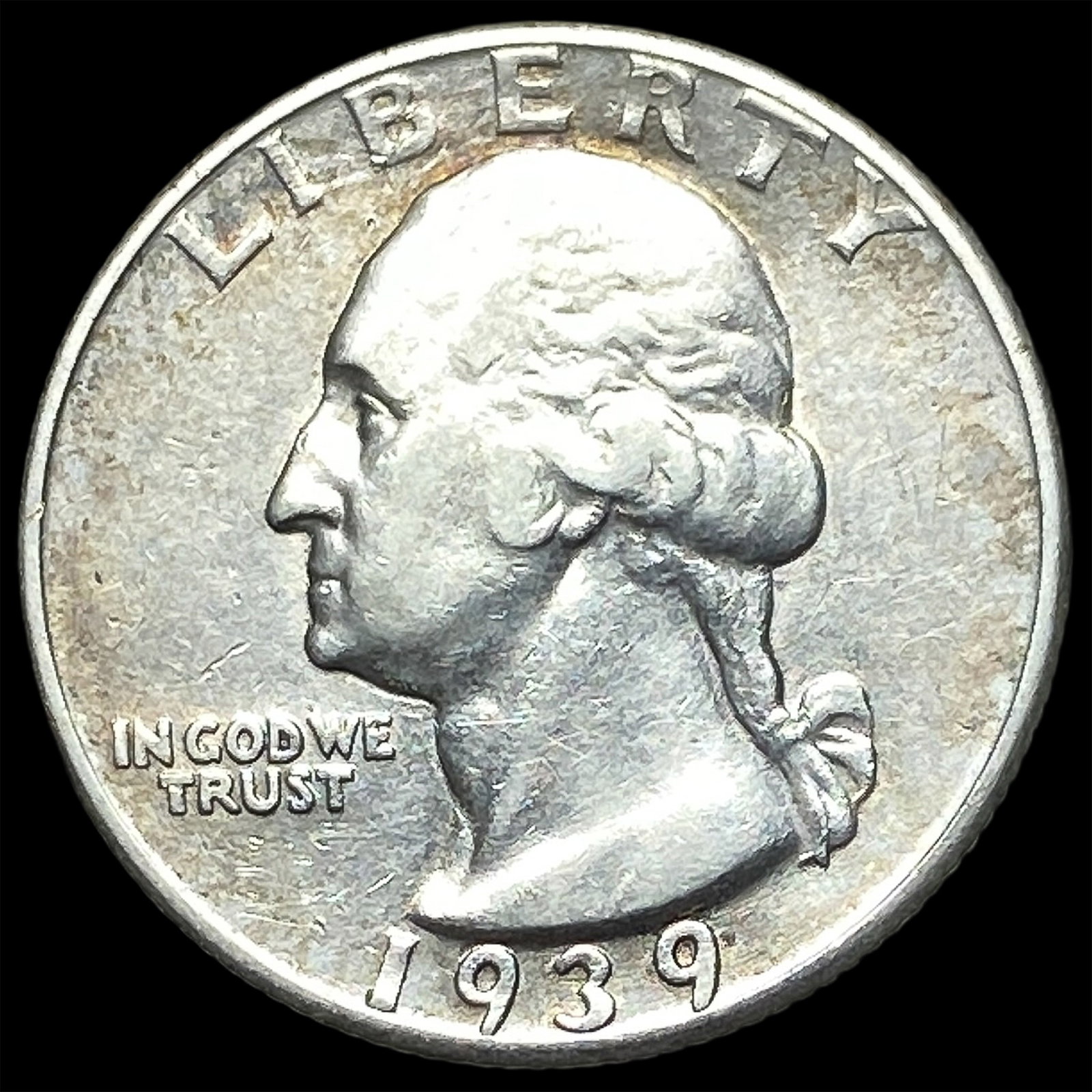 1939-D Silver Washington Quarter NEARLY UNCIRCULATED (1 of 2)