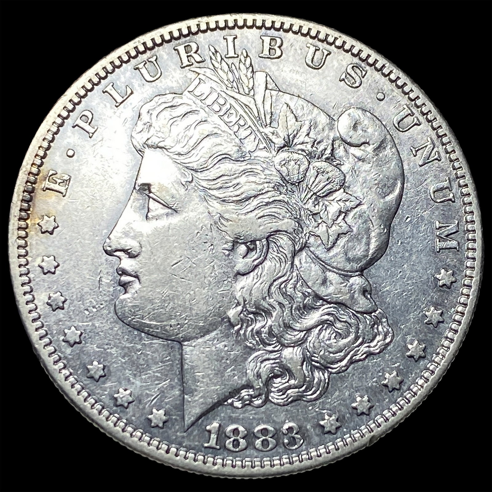 1883-S Silver Morgan Dollar CLOSELY UNCIRCULATED: 1883-S Silver Morgan Dollar CLOSELY UNCIRCULATED