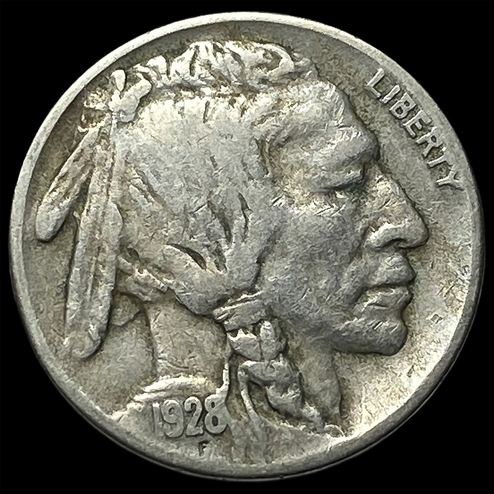 1928-S Buffalo Nickel NEARLY UNCIRCULATED (1 of 2)