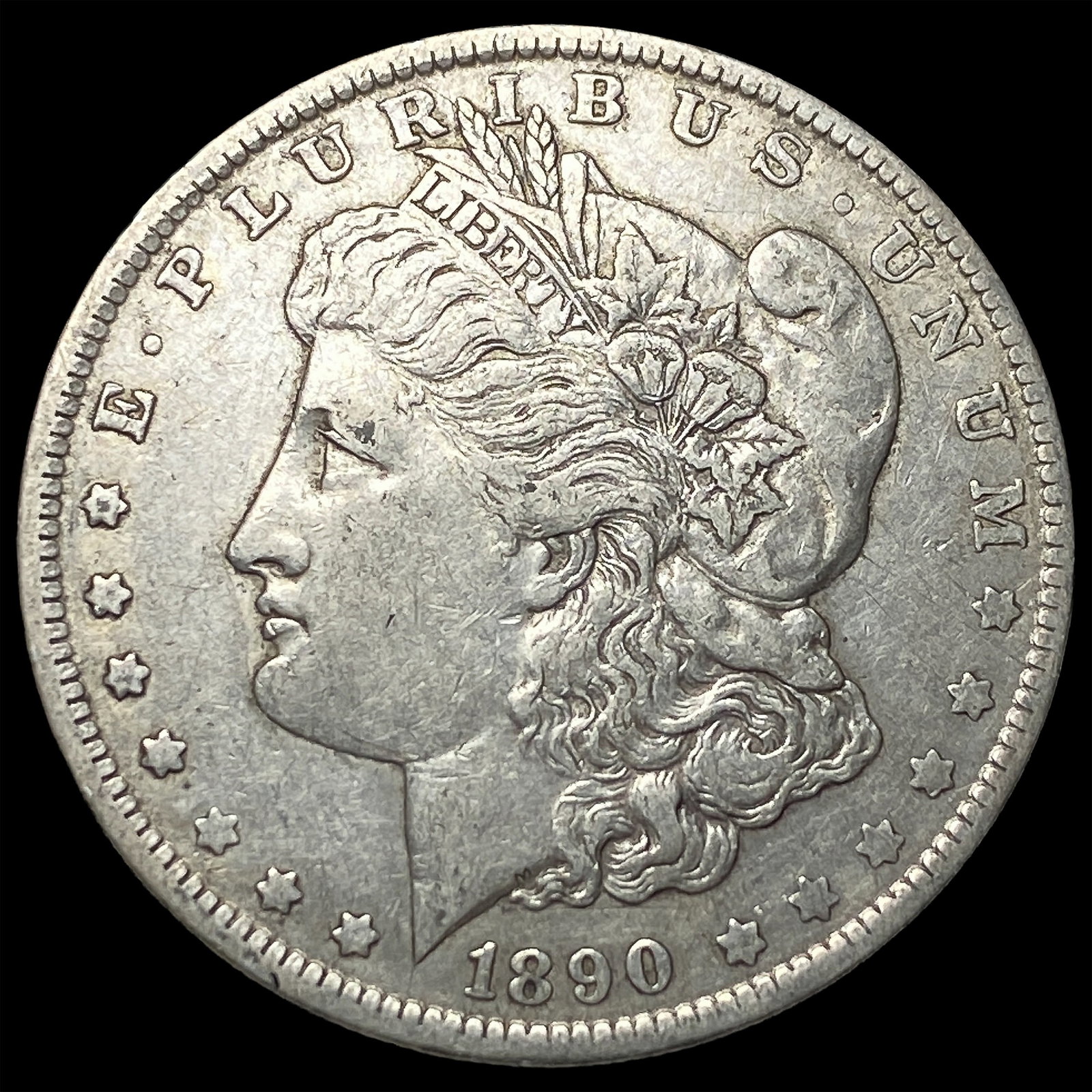 1890-O Silver Morgan Dollar NEARLY UNCIRCULATED: 1890-O Silver Morgan Dollar NEARLY UNCIRCULATED