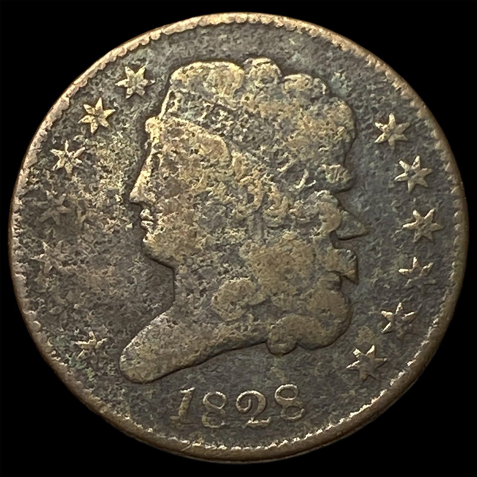 1828 Classic Head Half Cent LIGHTLY CIRCULATED (1 of 2)