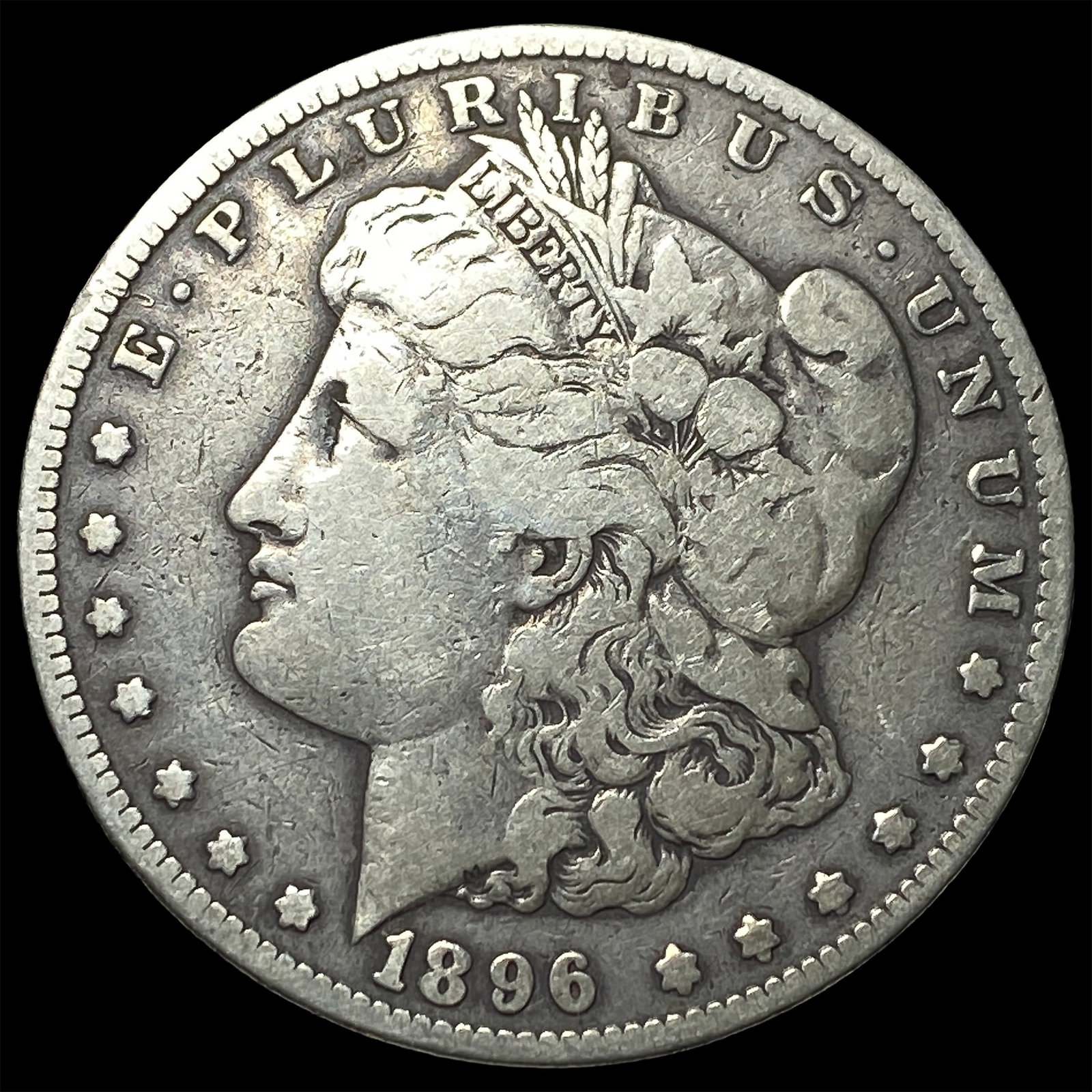 1896-S Silver Morgan Dollar LIGHTLY CIRCULATED (1 of 2)