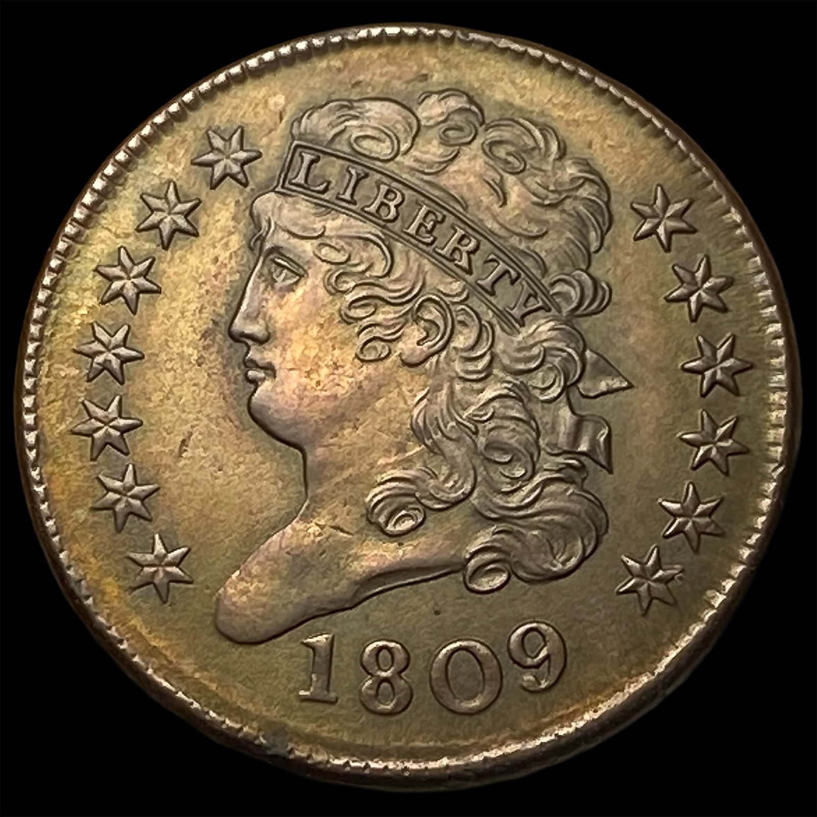 1809 Classic Head Half Cent CHOICE AU (1 of 2)