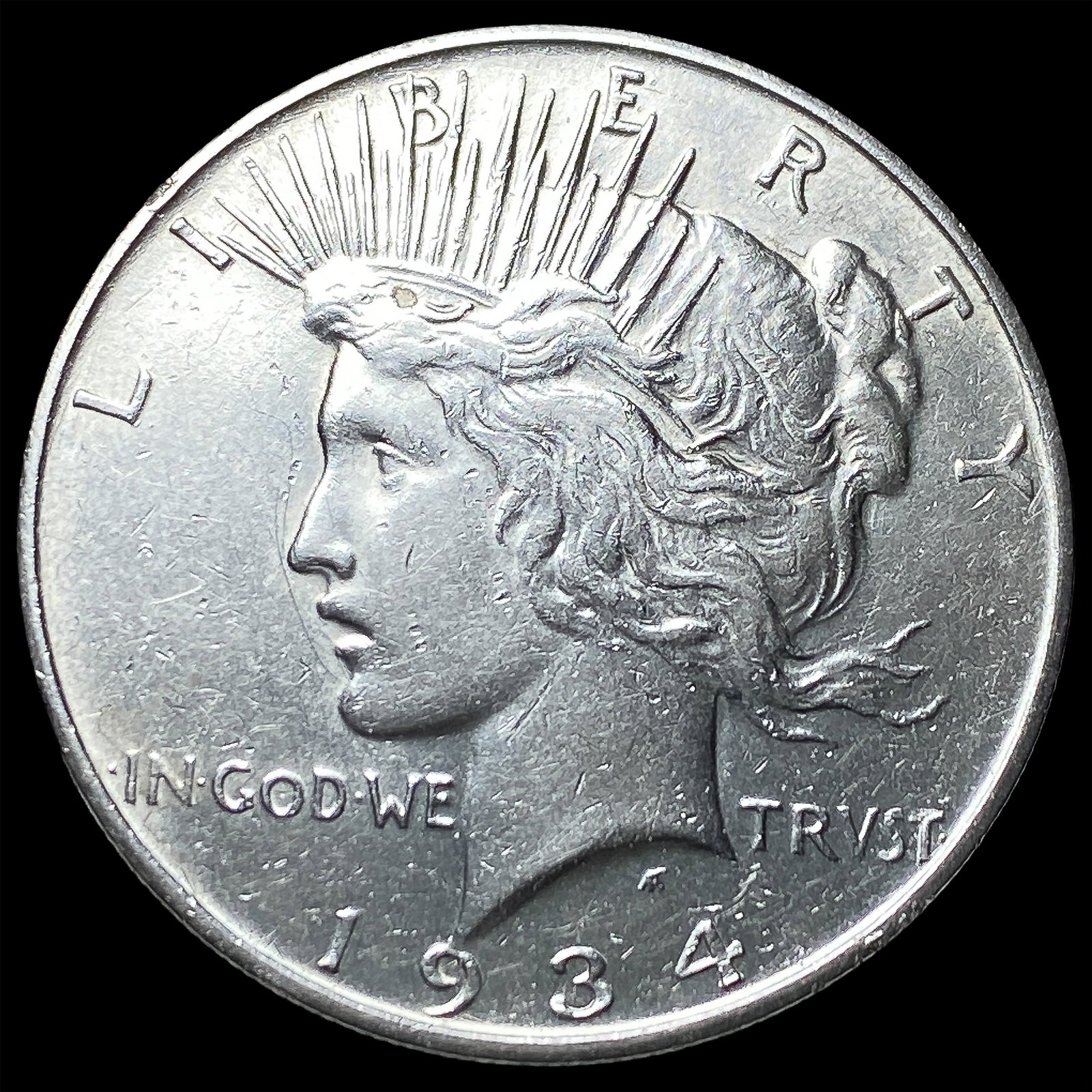 1934-D Peace Silver Dollar CLOSELY UNCIRCULATED (1 of 2)
