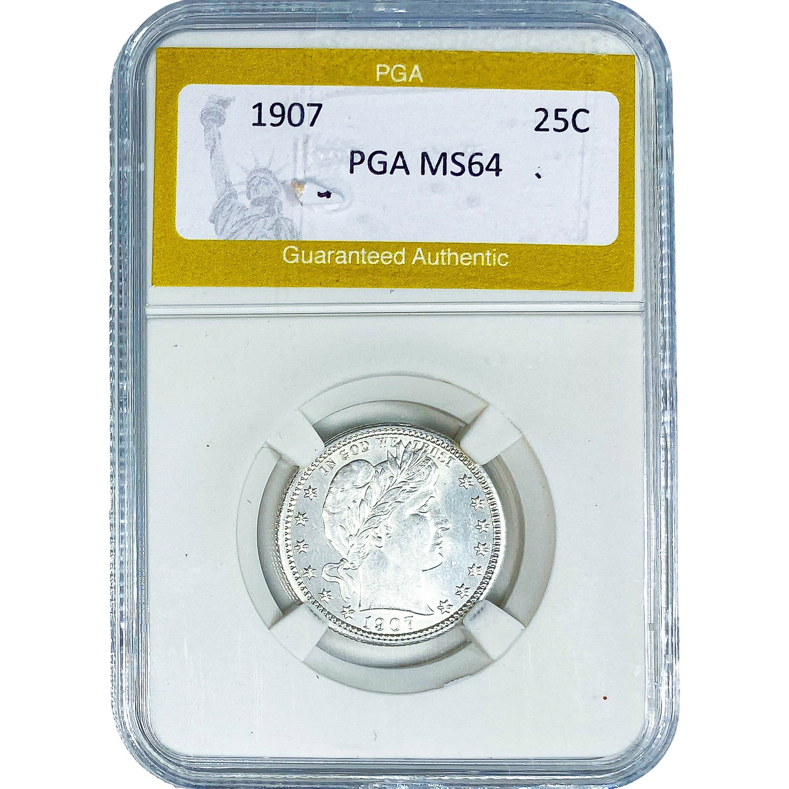 1907 Barber Quarter PGA MS64 (1 of 2)