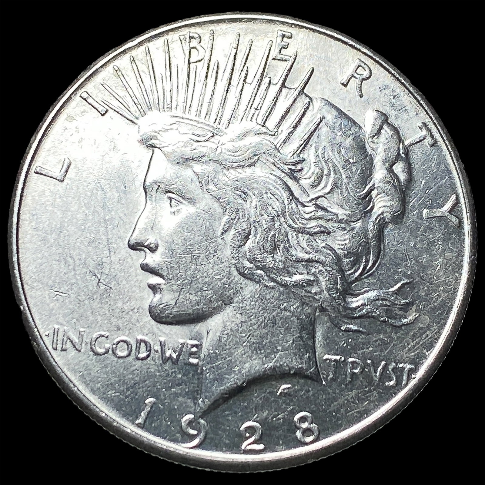 1928-S Silver Peace Dollar UNCIRCULATED (1 of 2)