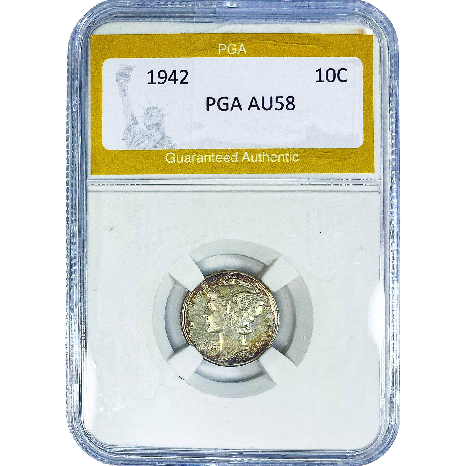 1942 Mercury Silver Dime PGA AU58 (1 of 2)