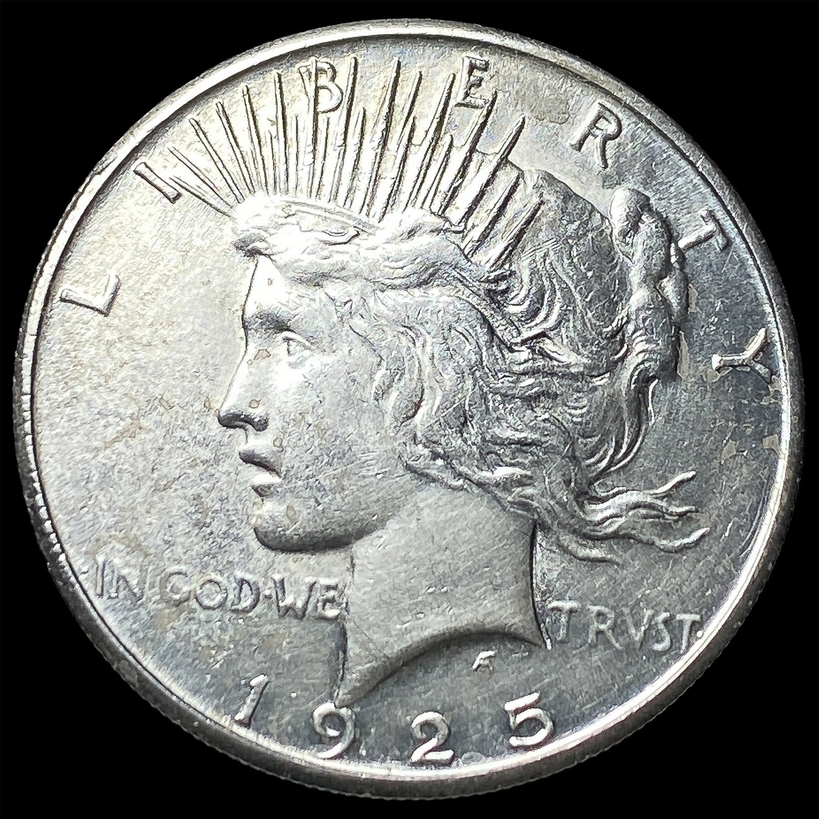1925-D Silver Peace Dollar CLOSELY UNCIRCULATED: 1925-D Silver Peace Dollar CLOSELY UNCIRCULATED