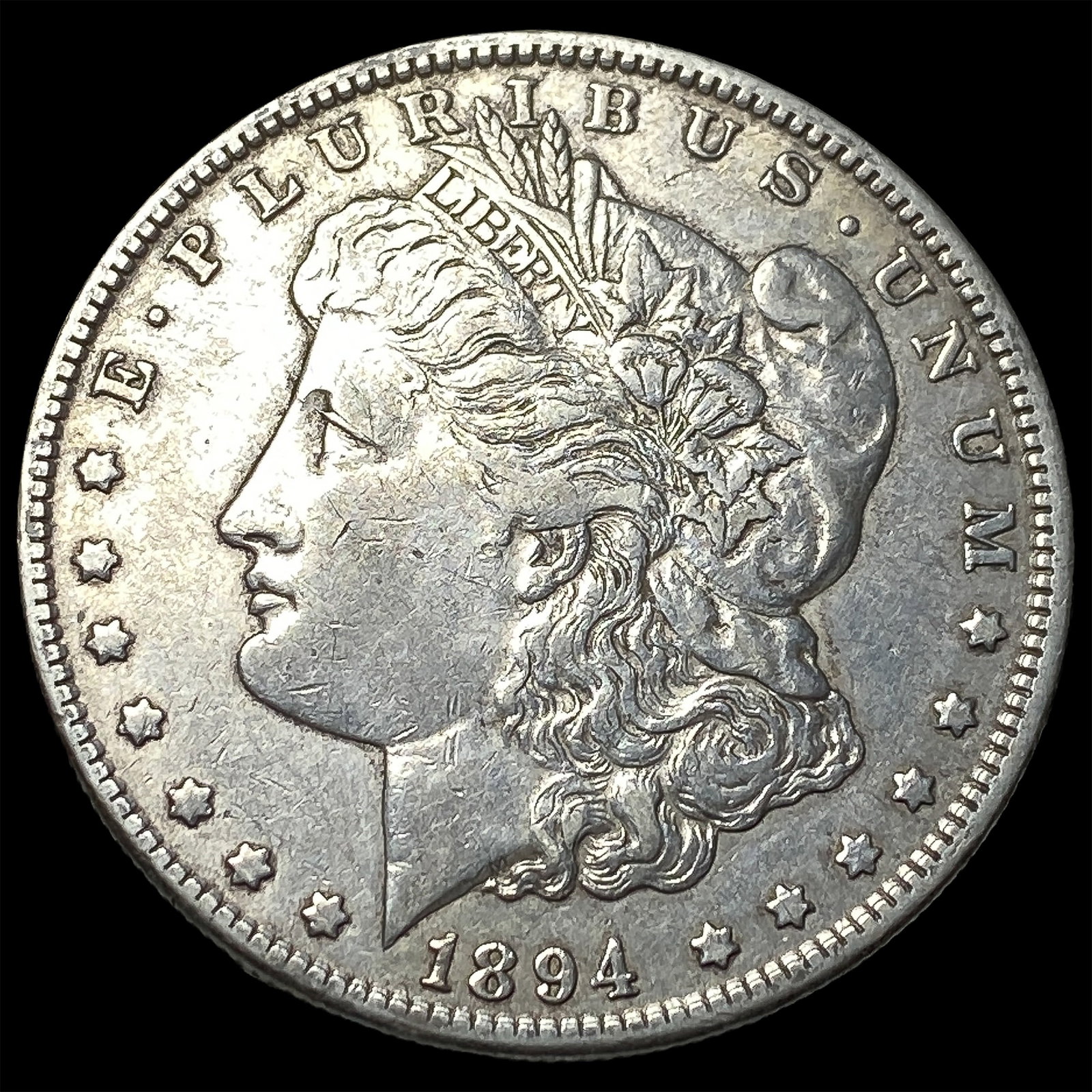 1894-O Silver Morgan Dollar NEARLY UNCIRCULATED: 1894-O Silver Morgan Dollar NEARLY UNCIRCULATED