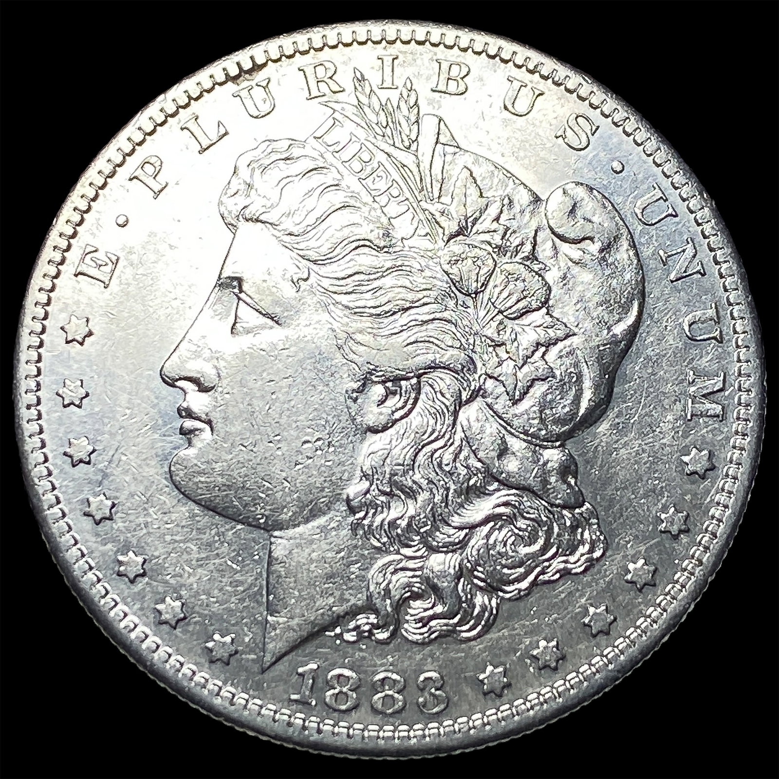 1883-S Silver Morgan Dollar CHOICE AU: 1883-S Silver Morgan Dollar CHOICE AU