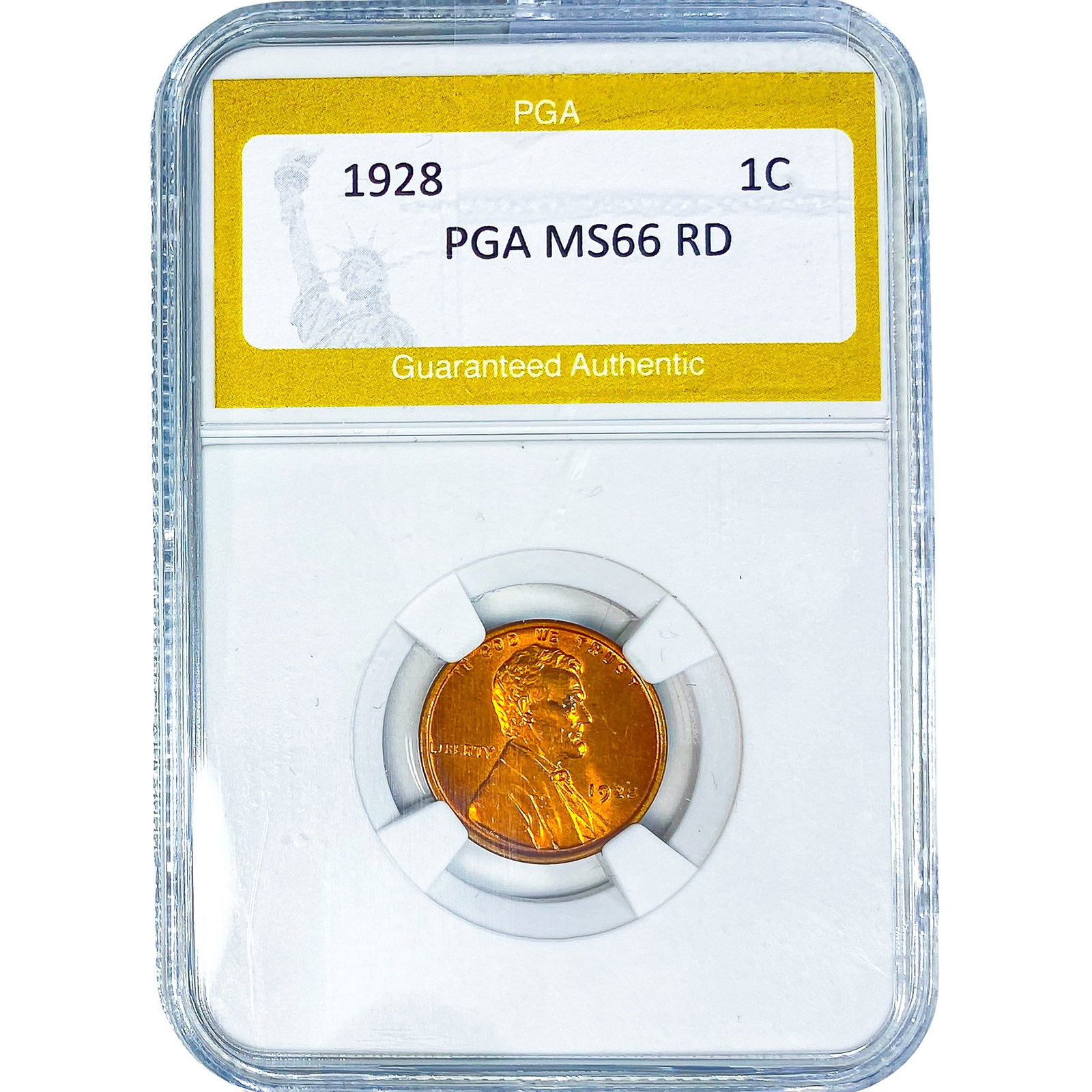 1928 Wheat Cent PGA MS66 RD (1 of 2)