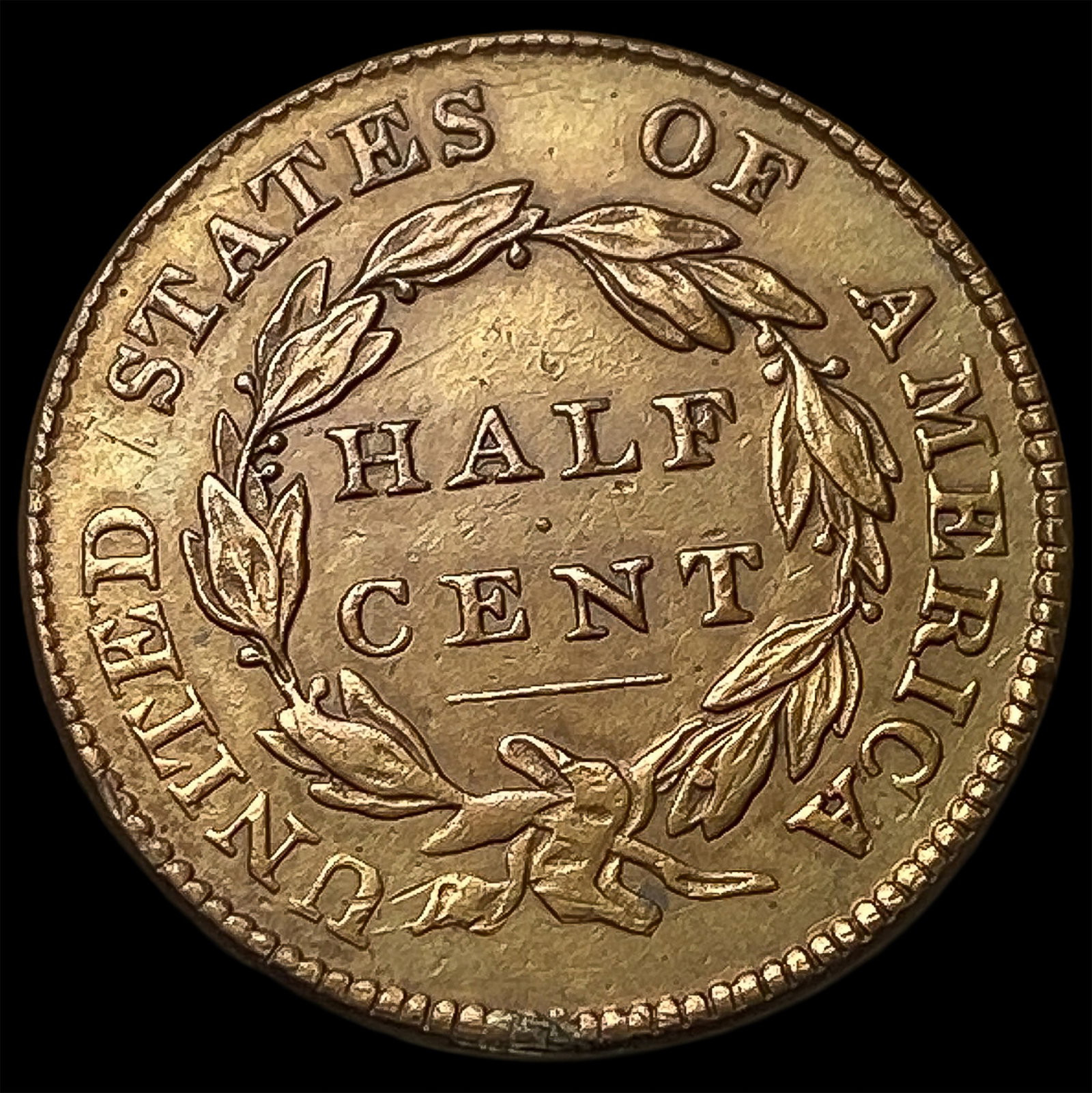 1826 Classic Head Half Cent UNCIRCULATED - 2