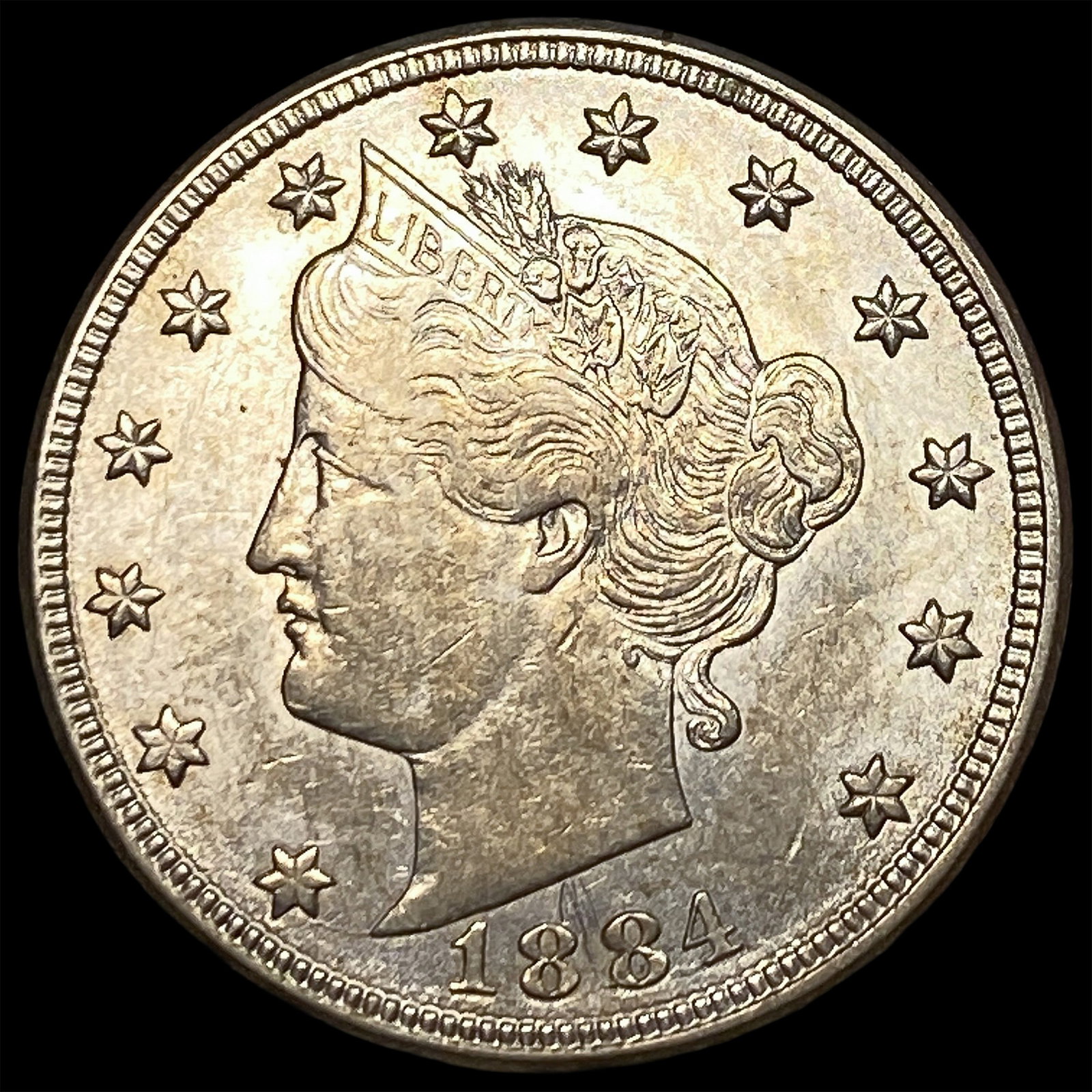 1884 Liberty Head Nickel CLOSELY UNCIRCULATED (1 of 2)