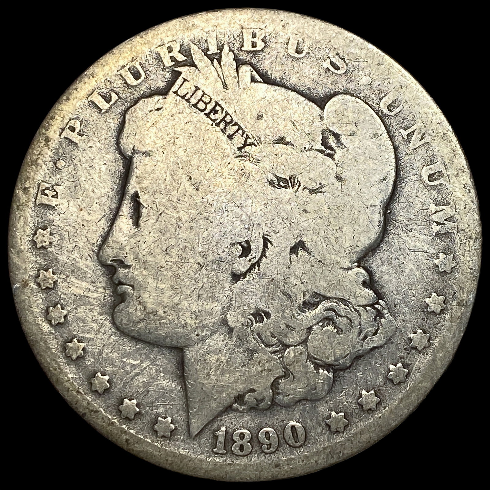 1890-O Silver Morgan Dollar LIGHTLY CIRCULATED: 1890-O Silver Morgan Dollar LIGHTLY CIRCULATED