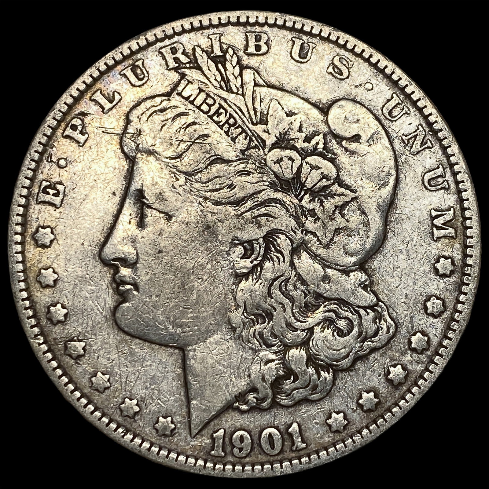 1901 Silver Morgan Dollar NEARLY UNCIRCULATED (1 of 2)