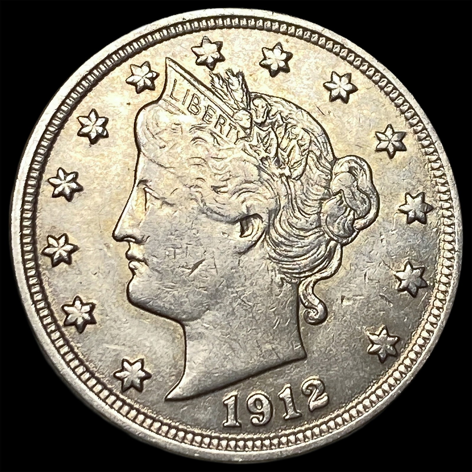 1912 Liberty Head Nickel NICELY CIRCULATED: 1912 Liberty Head Nickel NICELY CIRCULATED