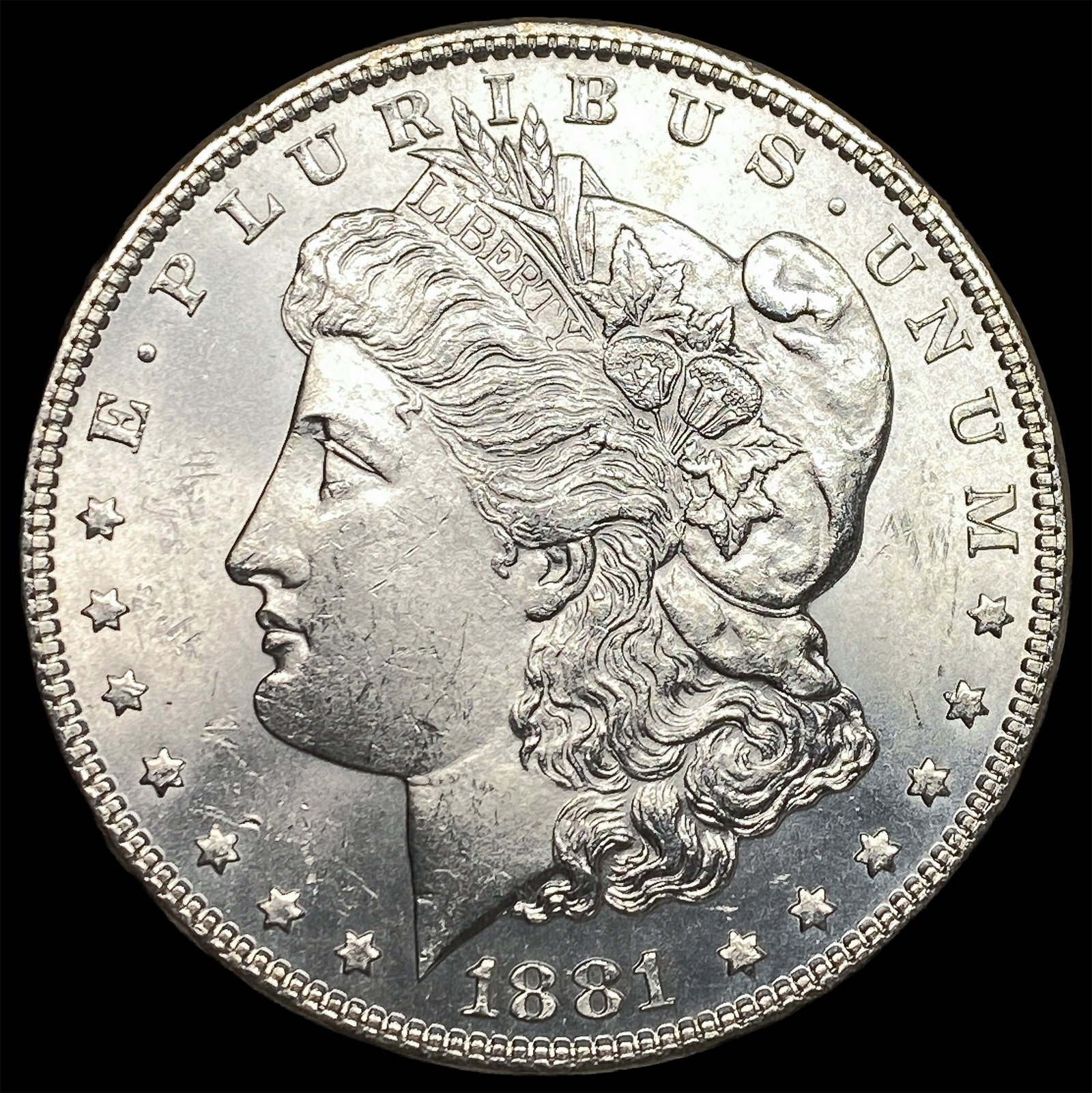 1881 Silver Morgan Dollar CHOICE BU (1 of 2)