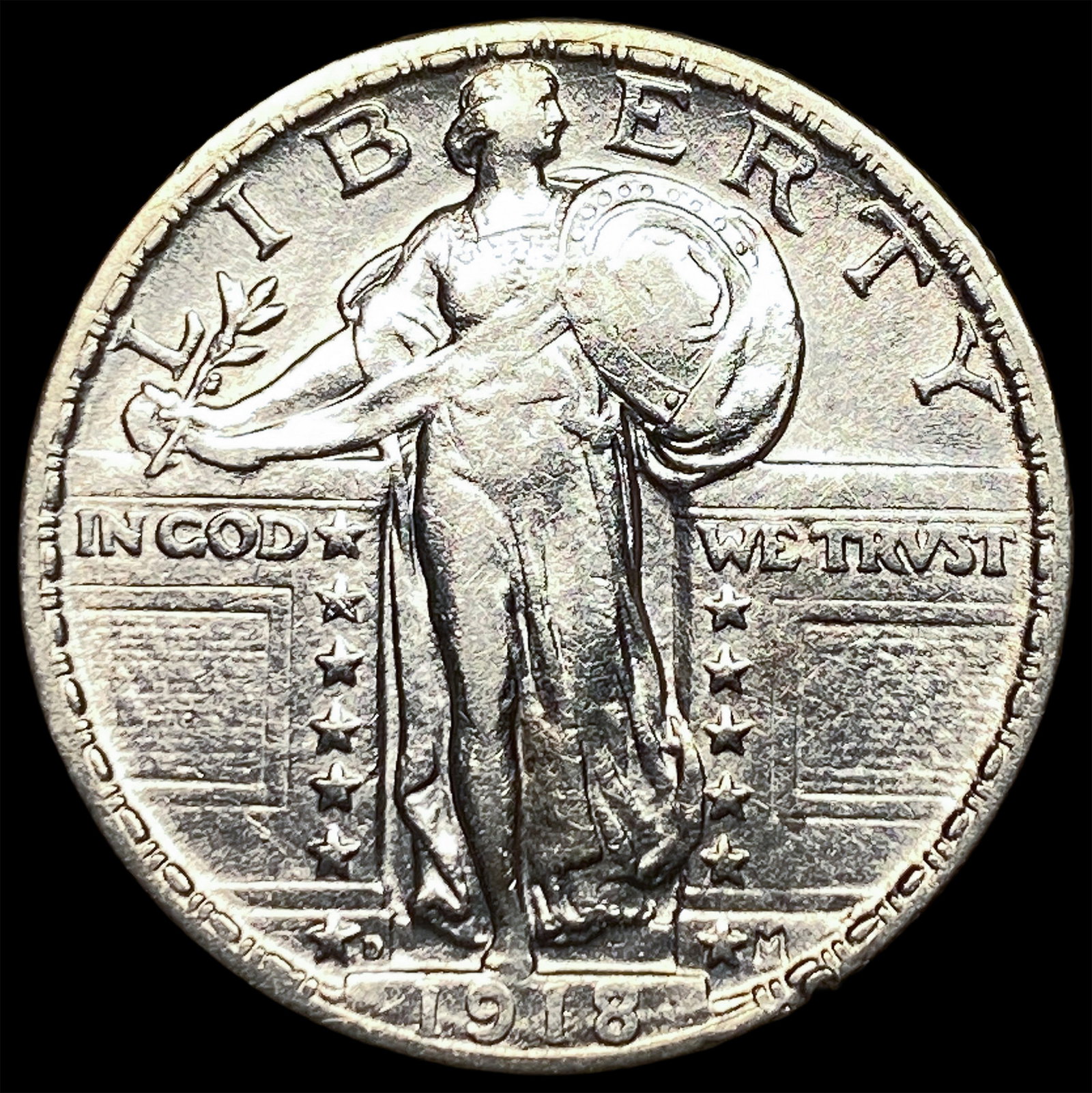1918-D Standing Liberty Quarter UNCIRCULATED: 1918-D Standing Liberty Quarter UNCIRCULATED