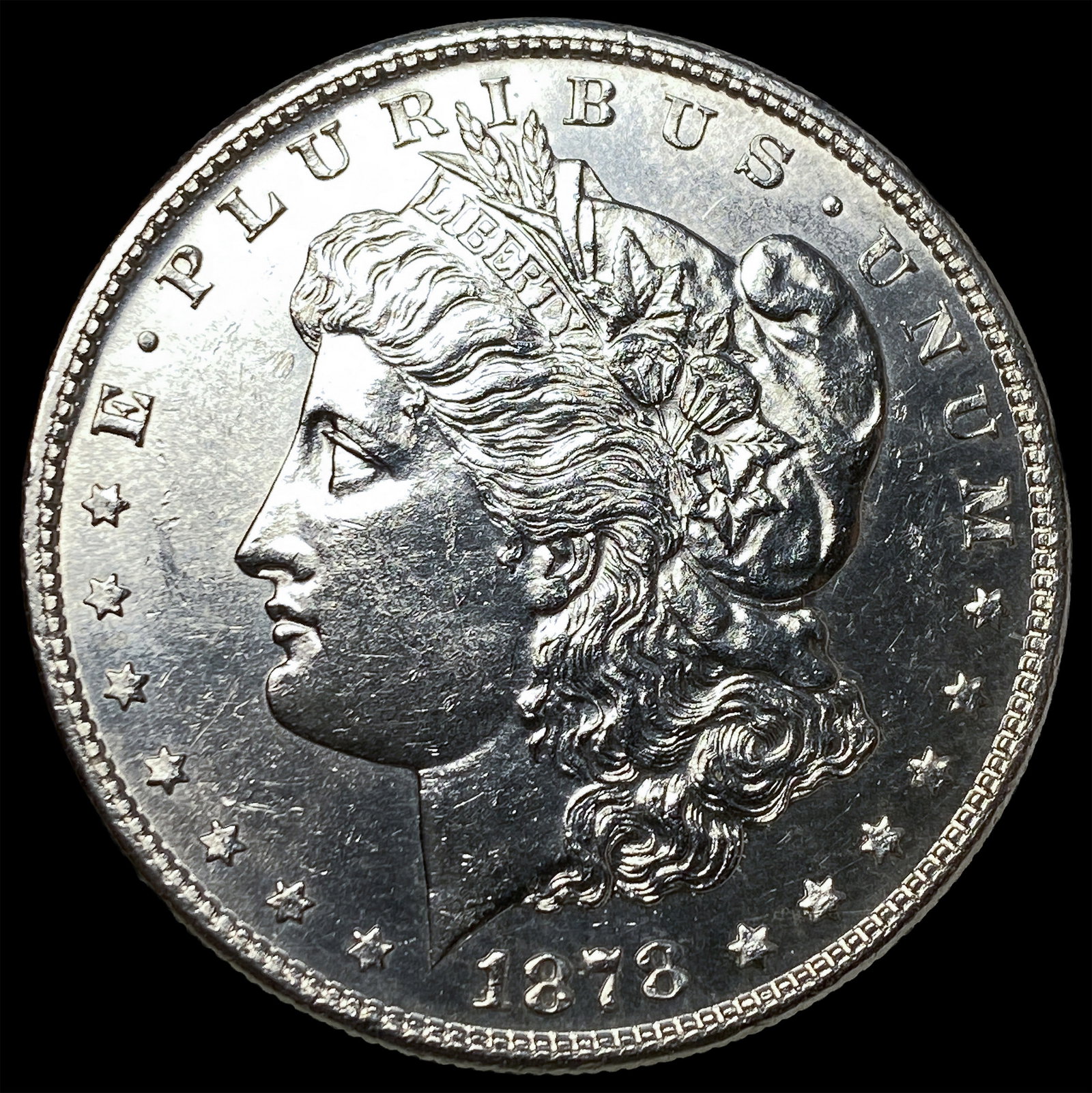 1878-S Silver Morgan Dollar CHOICE BU: 1878-S Silver Morgan Dollar CHOICE BU