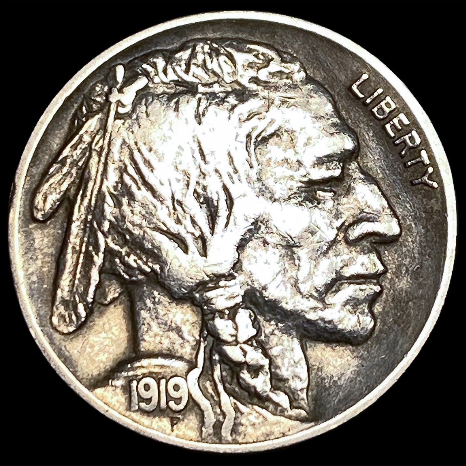 1919 Buffalo Nickel CLOSELY UNCIRCULATED (1 of 2)
