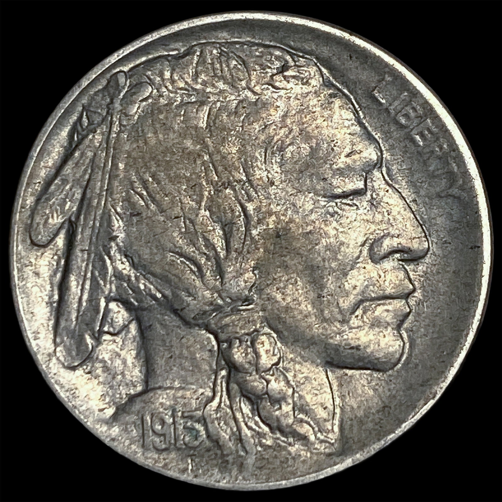1913-D Buffalo Nickel Type 1 CLOSELY UNCIRCULATED (1 of 2)