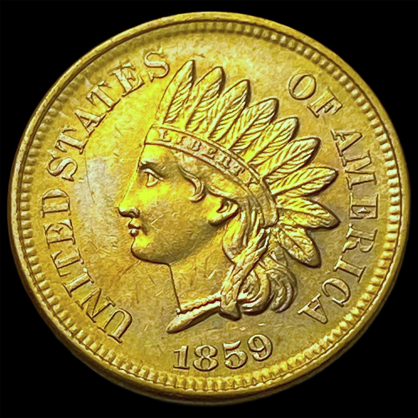 1859 Indian Head Cent UNCIRCULATED (1 of 2)
