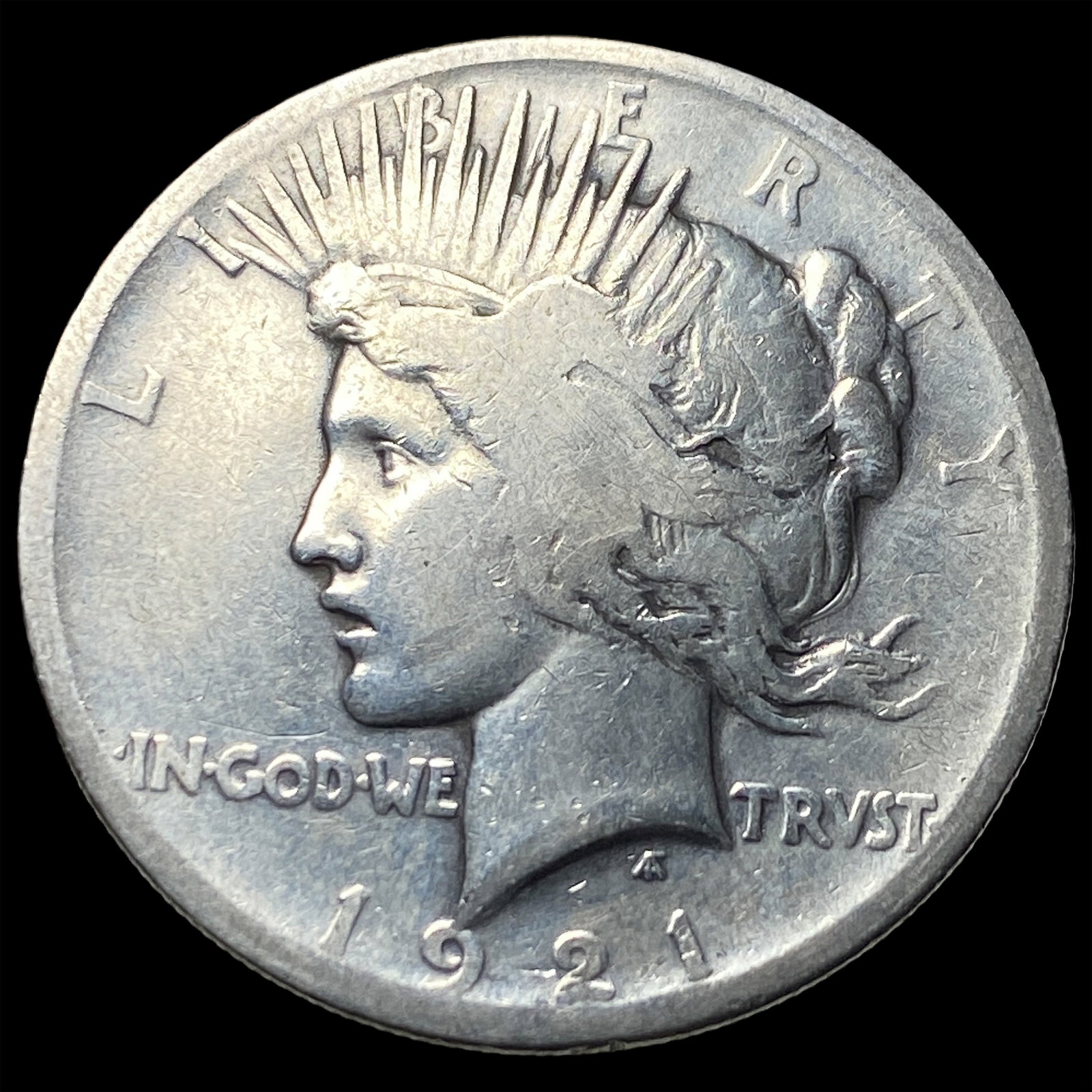 1921 Silver Peace Dollar NICELY CIRCULATED (1 of 2)